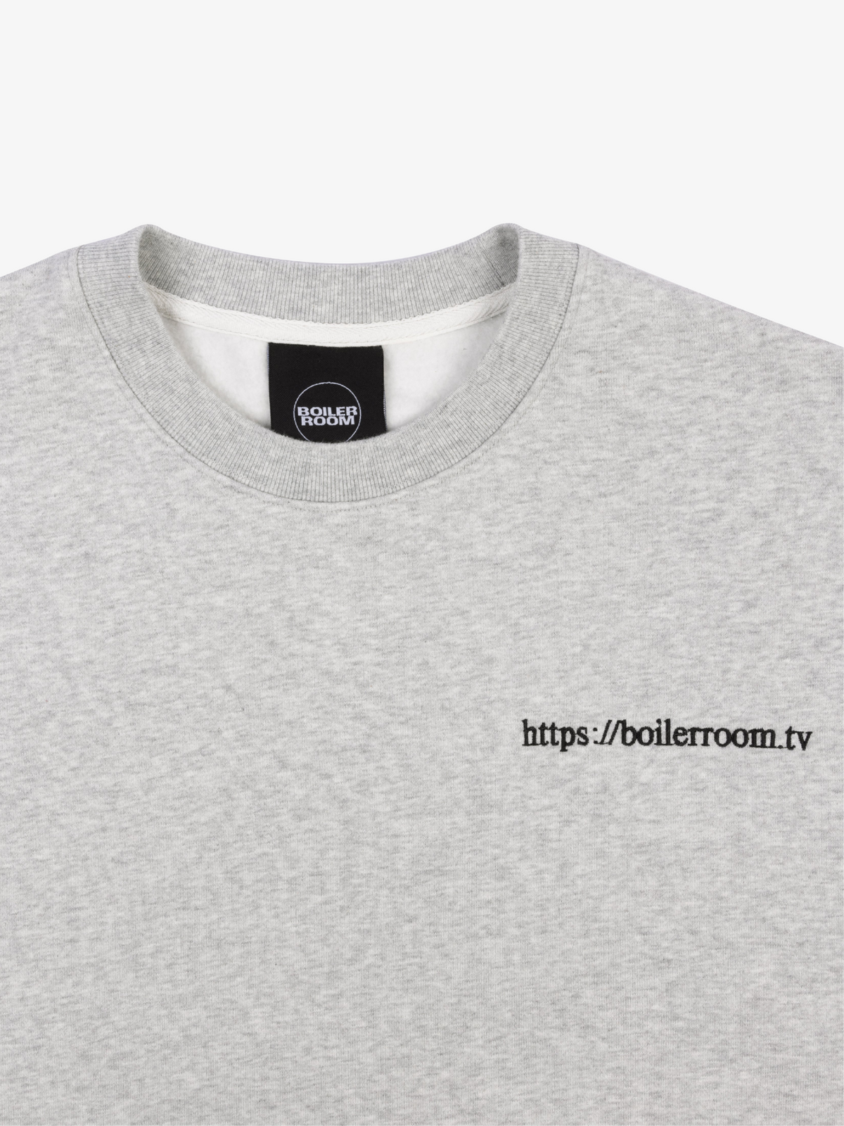 Boiler Room Boiler Room TV Logo Crew Sweatshirt | GREY