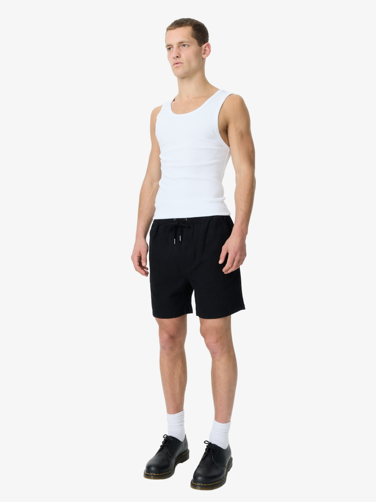Article One Luigi Linen Short | Black