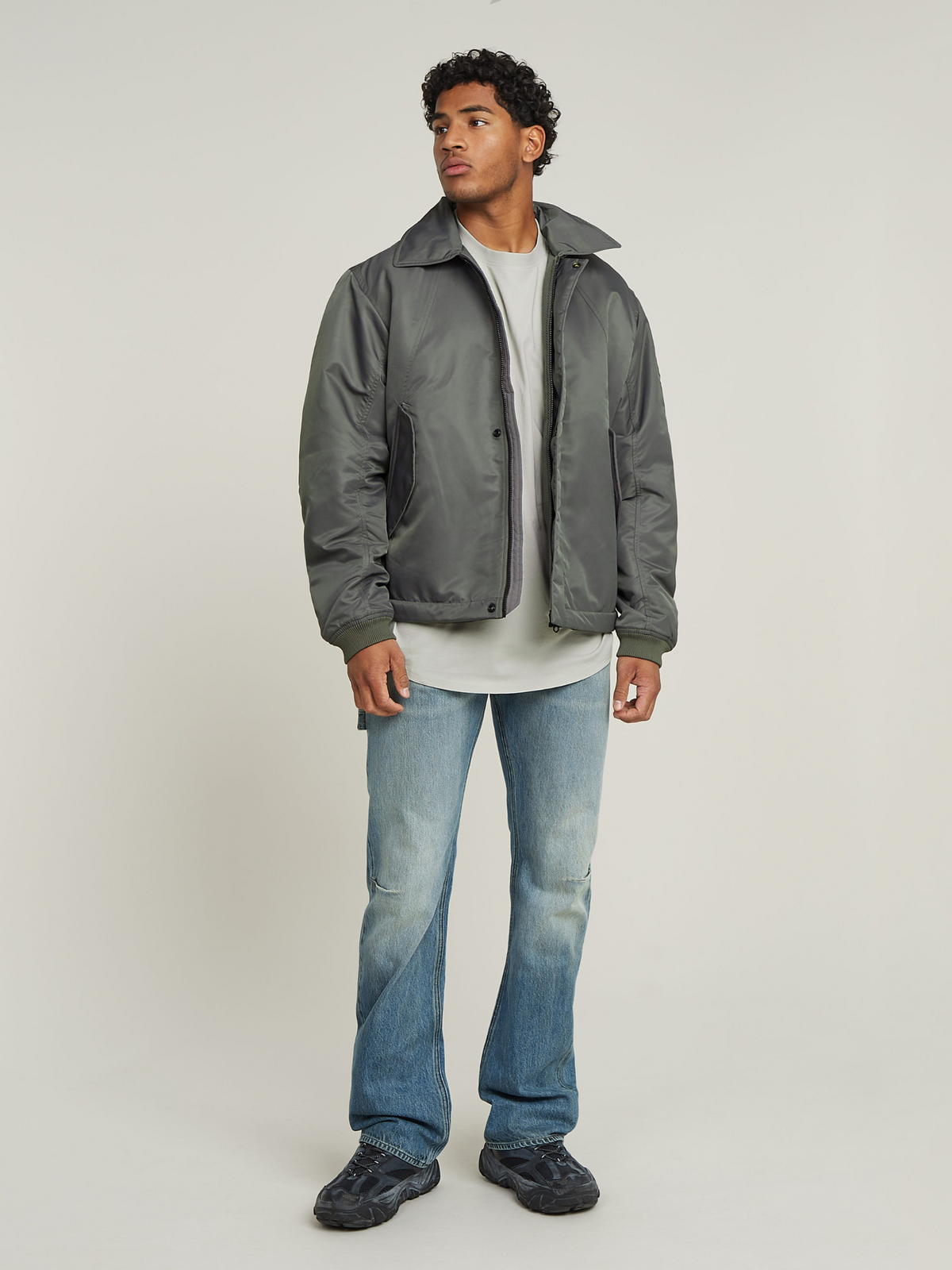 G-Star LW Padded Bomber Jacket | Gs Grey