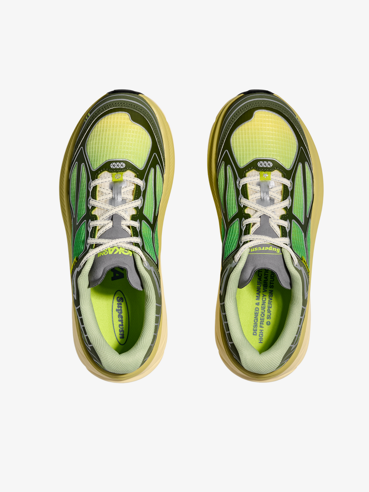 HOKA Unisex Clifton ONE9 Supervsn | Green Flash / Limelight