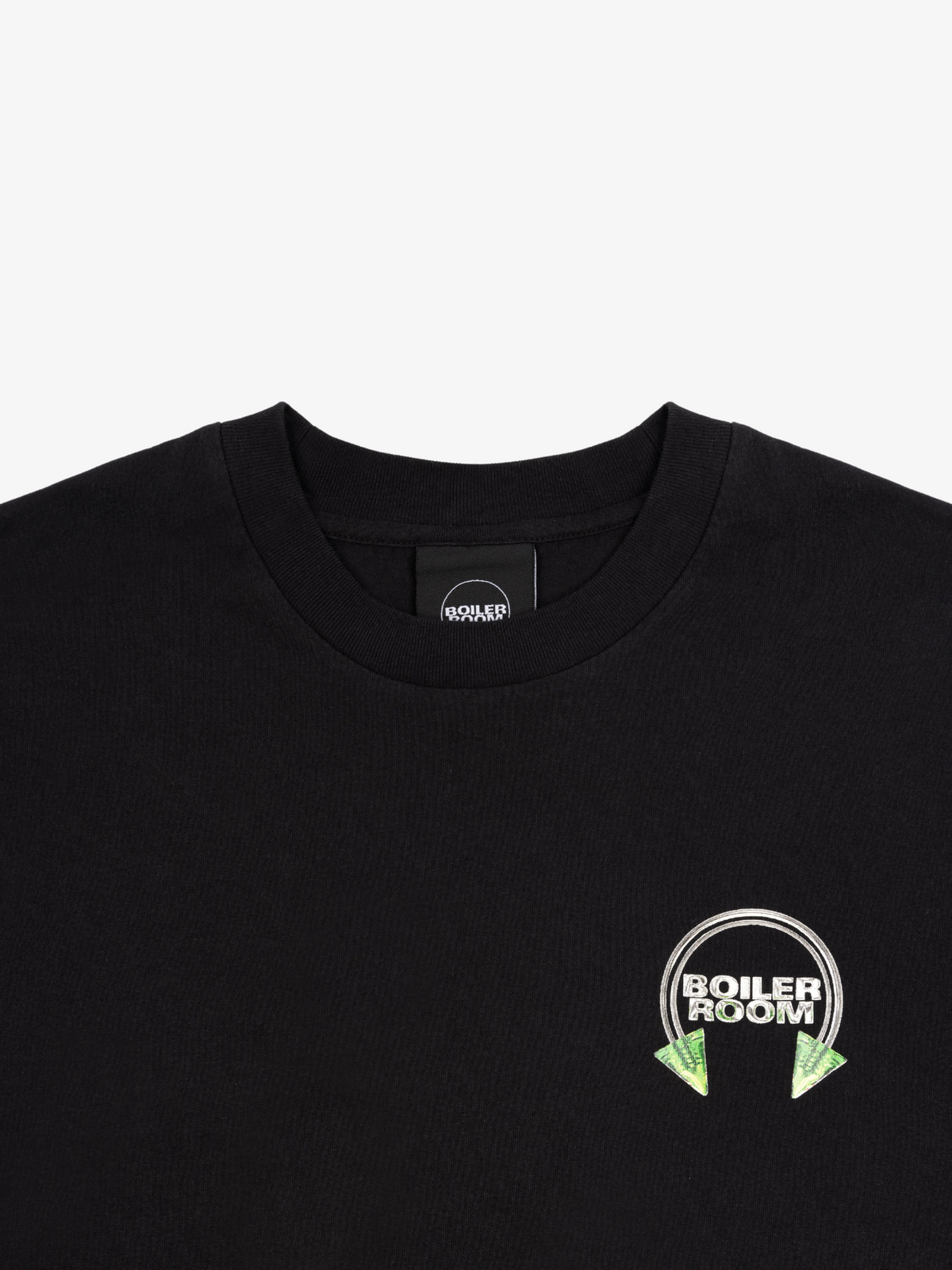 Boiler Room Piercing Tee | BLACK