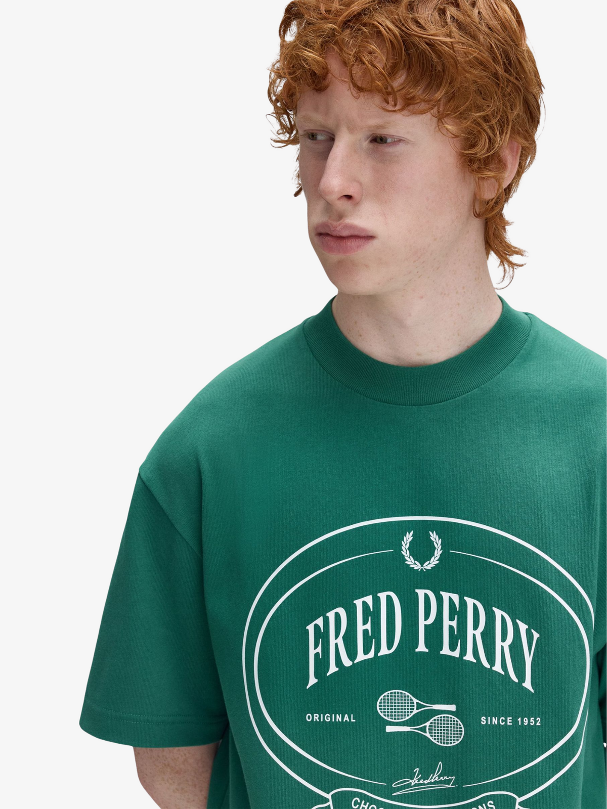 Fred Perry Chosen By Champions T-Shirt | Sport Green