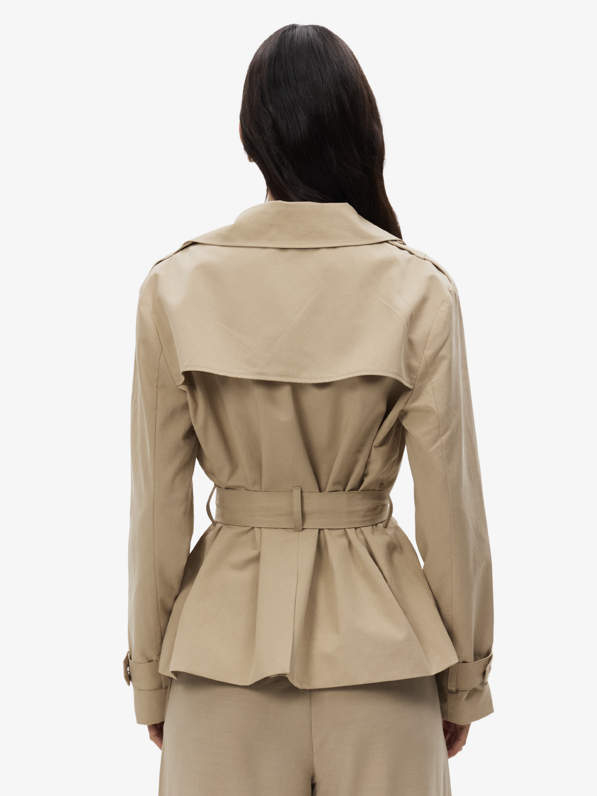 Lulu & Rose Lori Short Trench | Fawn