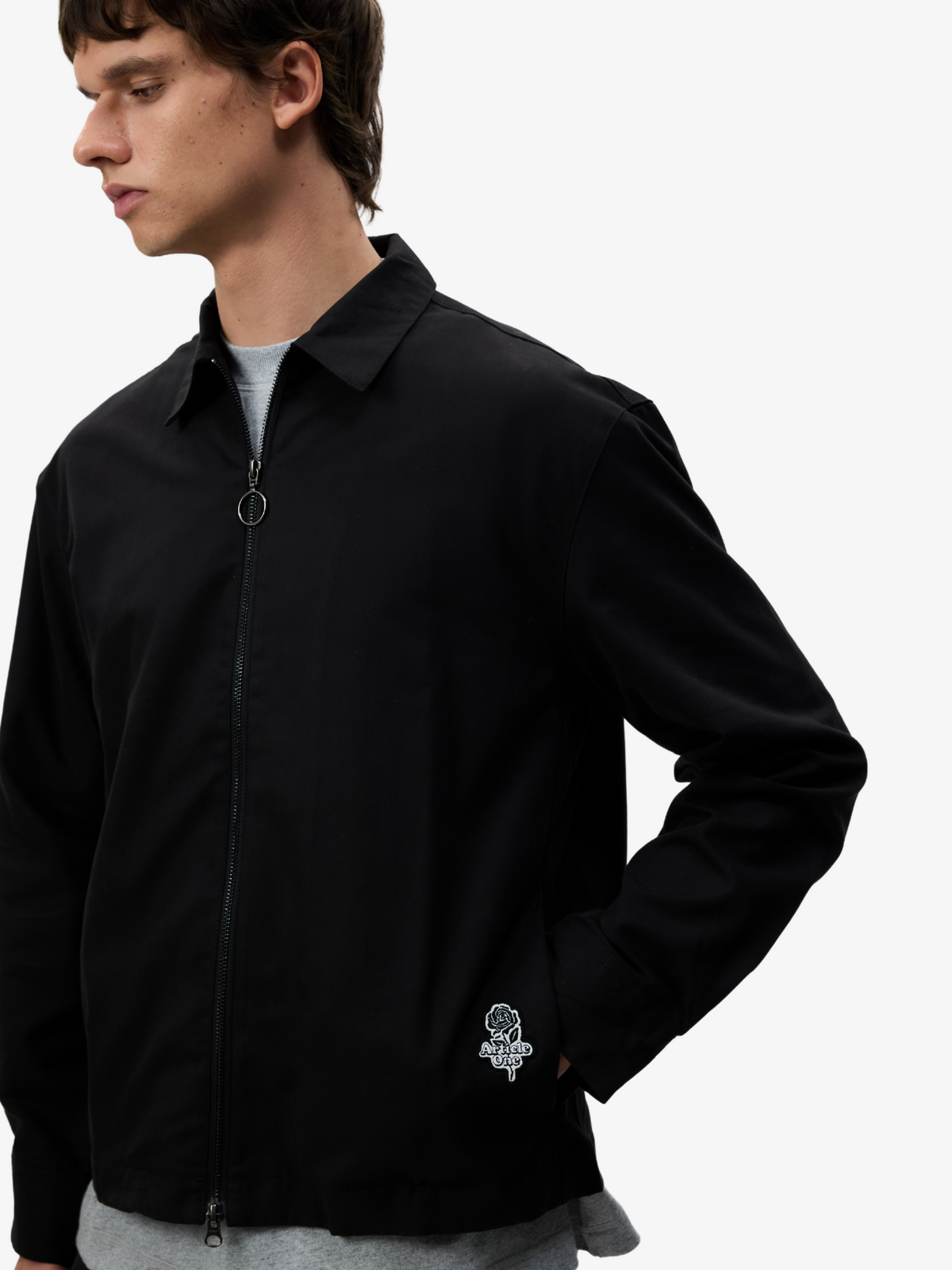 Article One Tansey Shacket | Charcoal