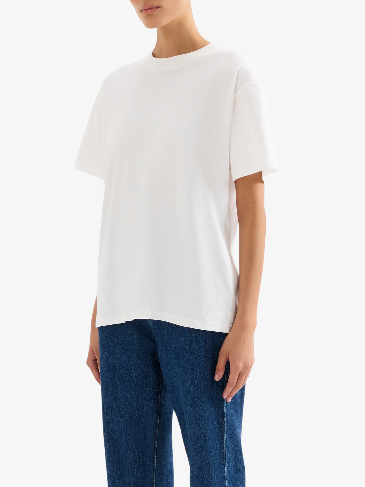 Nude Lucy Organic Boyfriend Tee | White