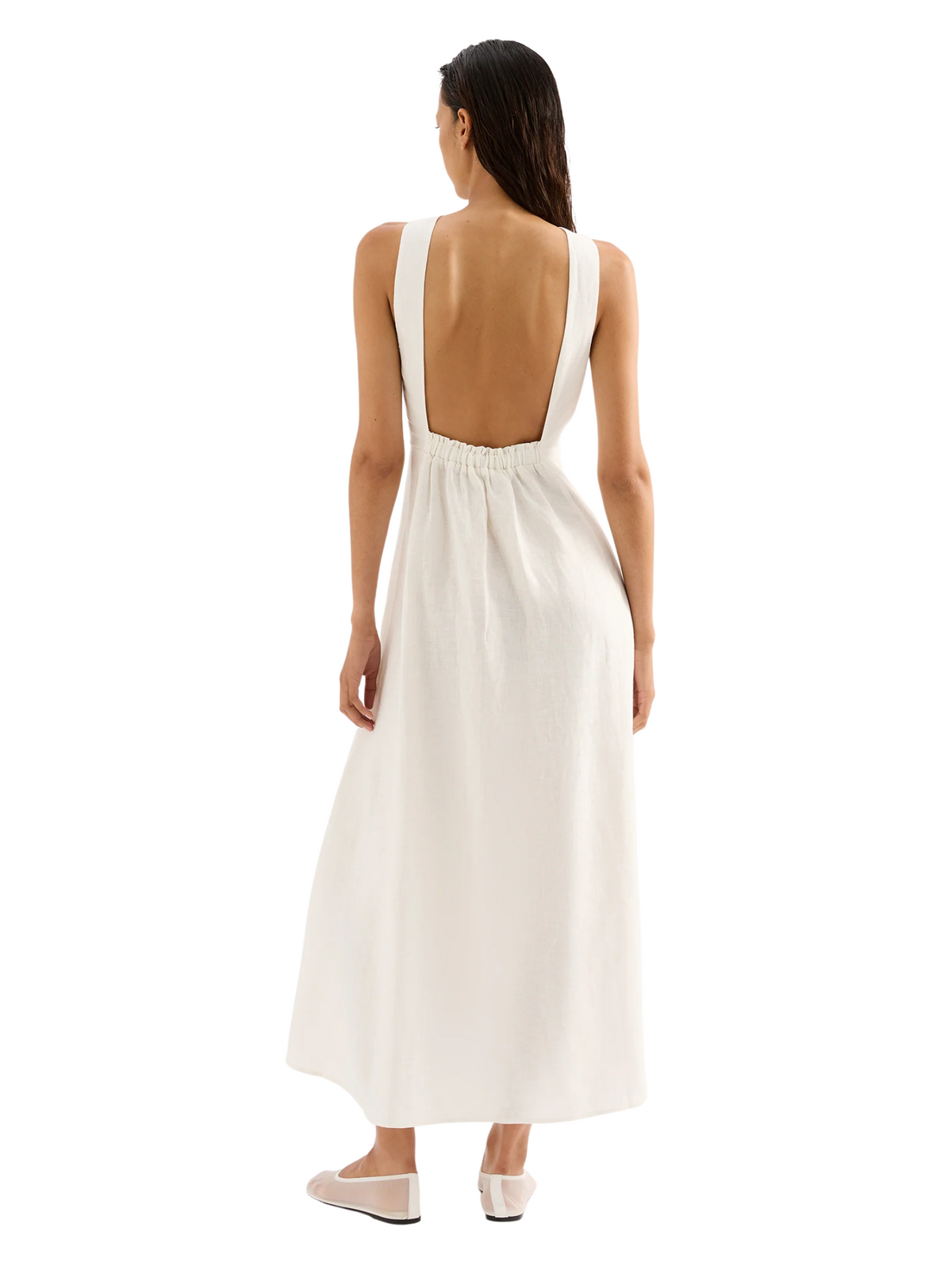 Nude Lucy Gael Linen Maxi Dress White | Glue Store Nude Lucy Gael Linen Maxi Dress White | Glue Store