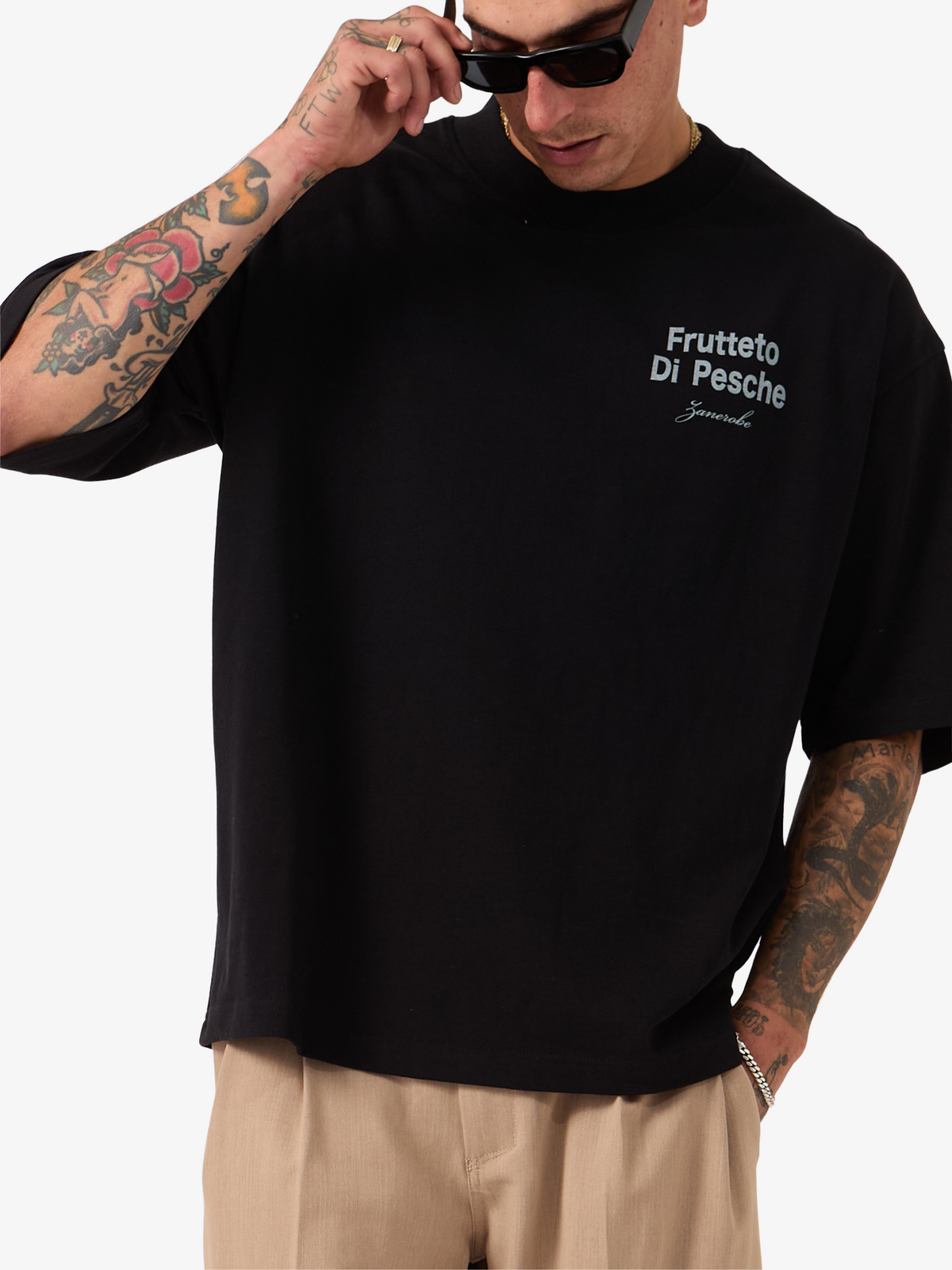 Zanerobe Pesche Flow Tee | Black