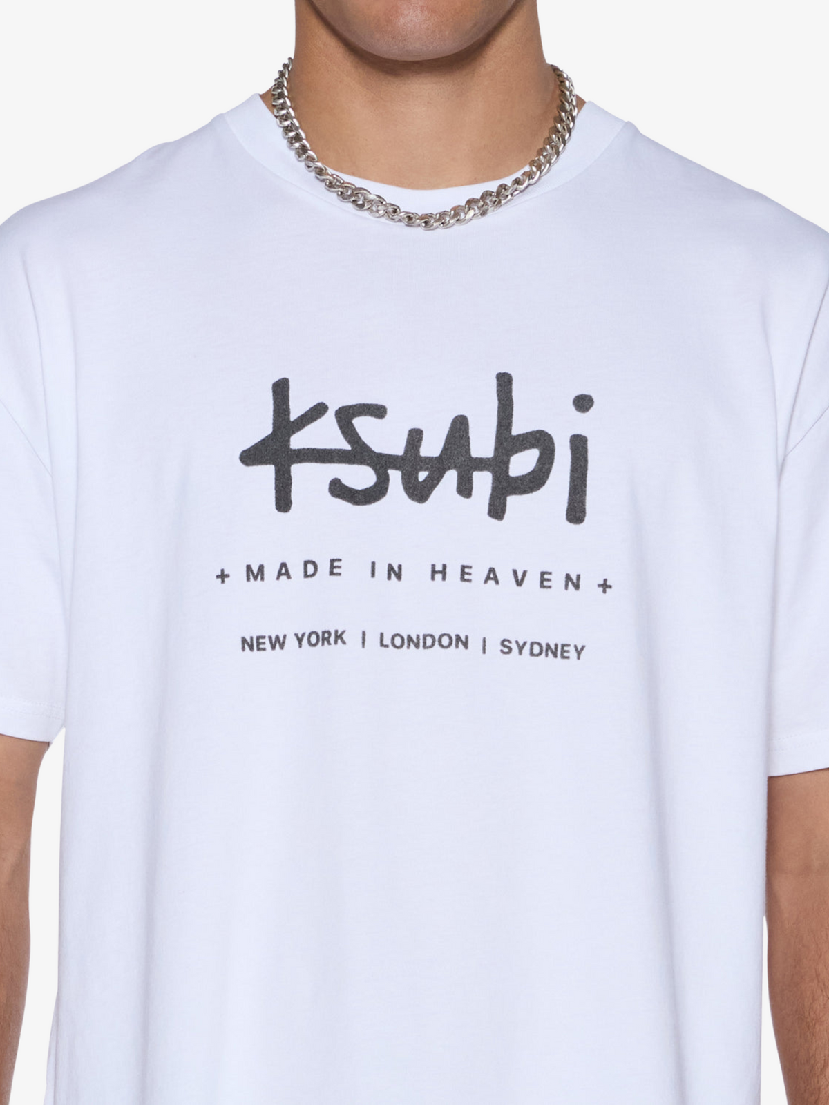 Ksubi Plated Biggie Ss Tee | WHITE