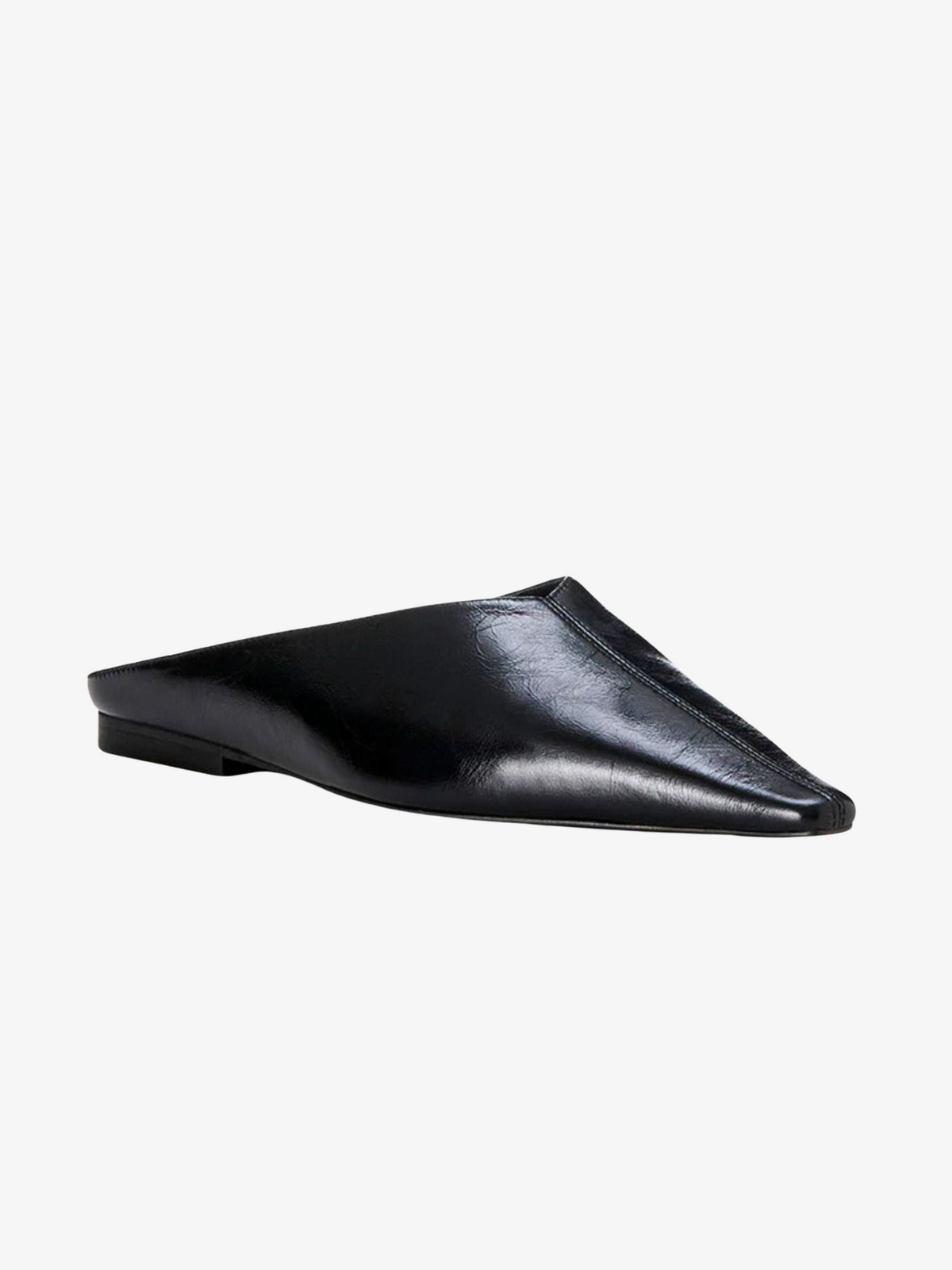 Alias Mae Olive | Black Oily Leather