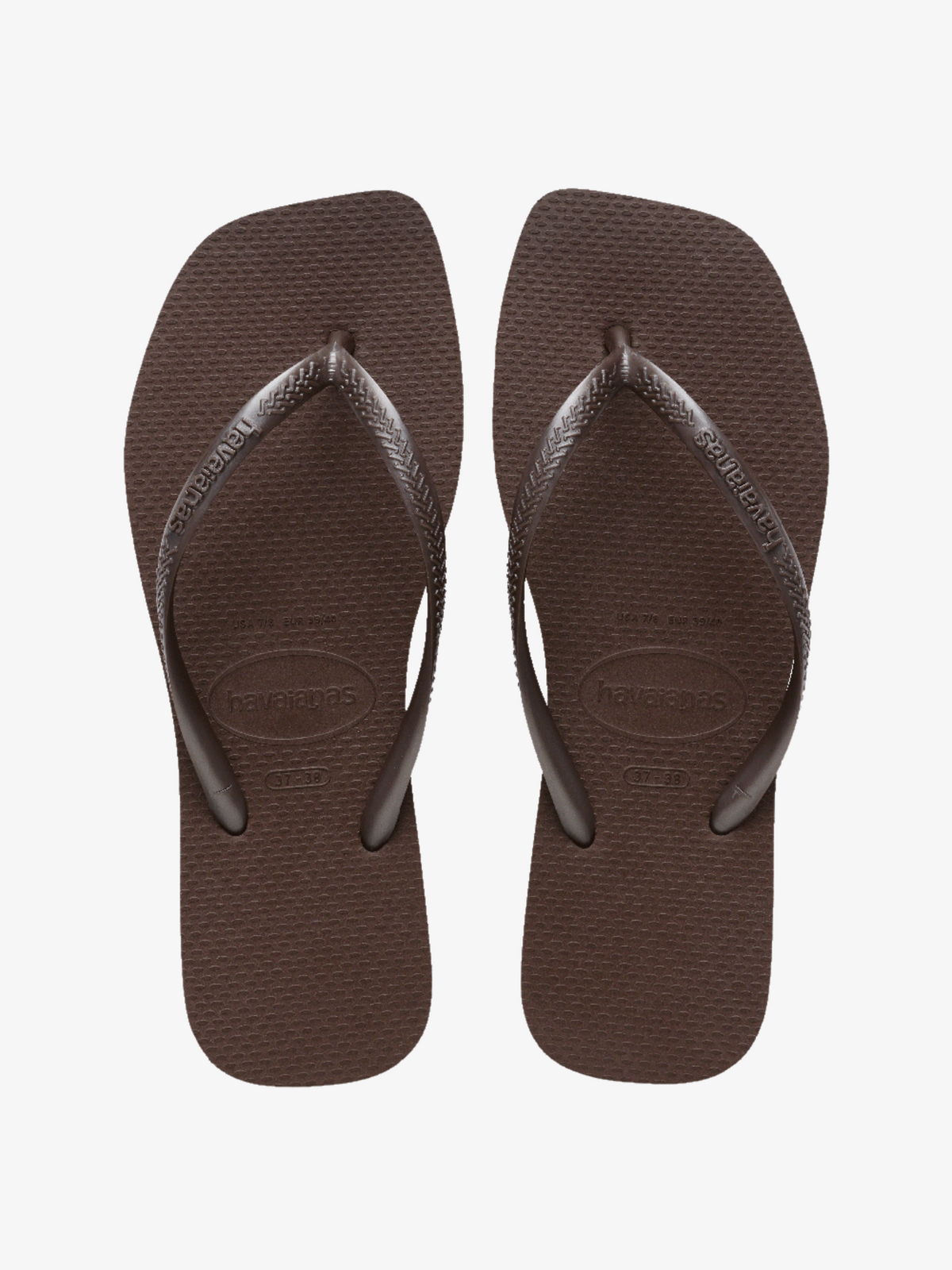 Havaianas Slim Square Pop Up | Dark Brown
