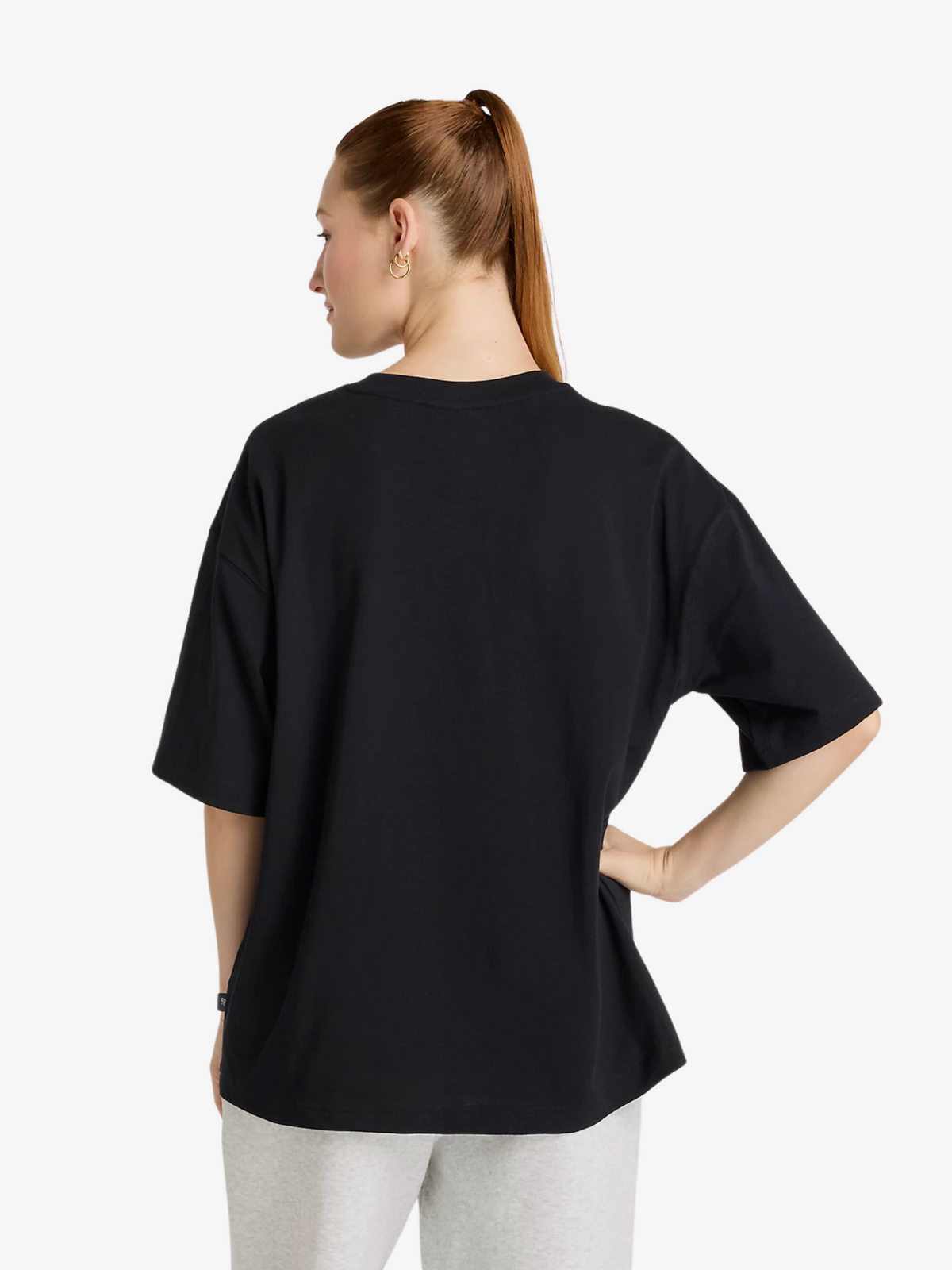 New Balance Athletics Flower Oversized Tee | Black