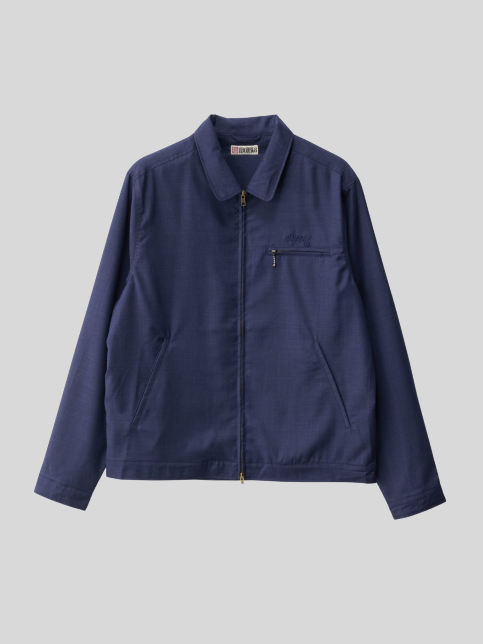 Gaberdine Zip Jacket