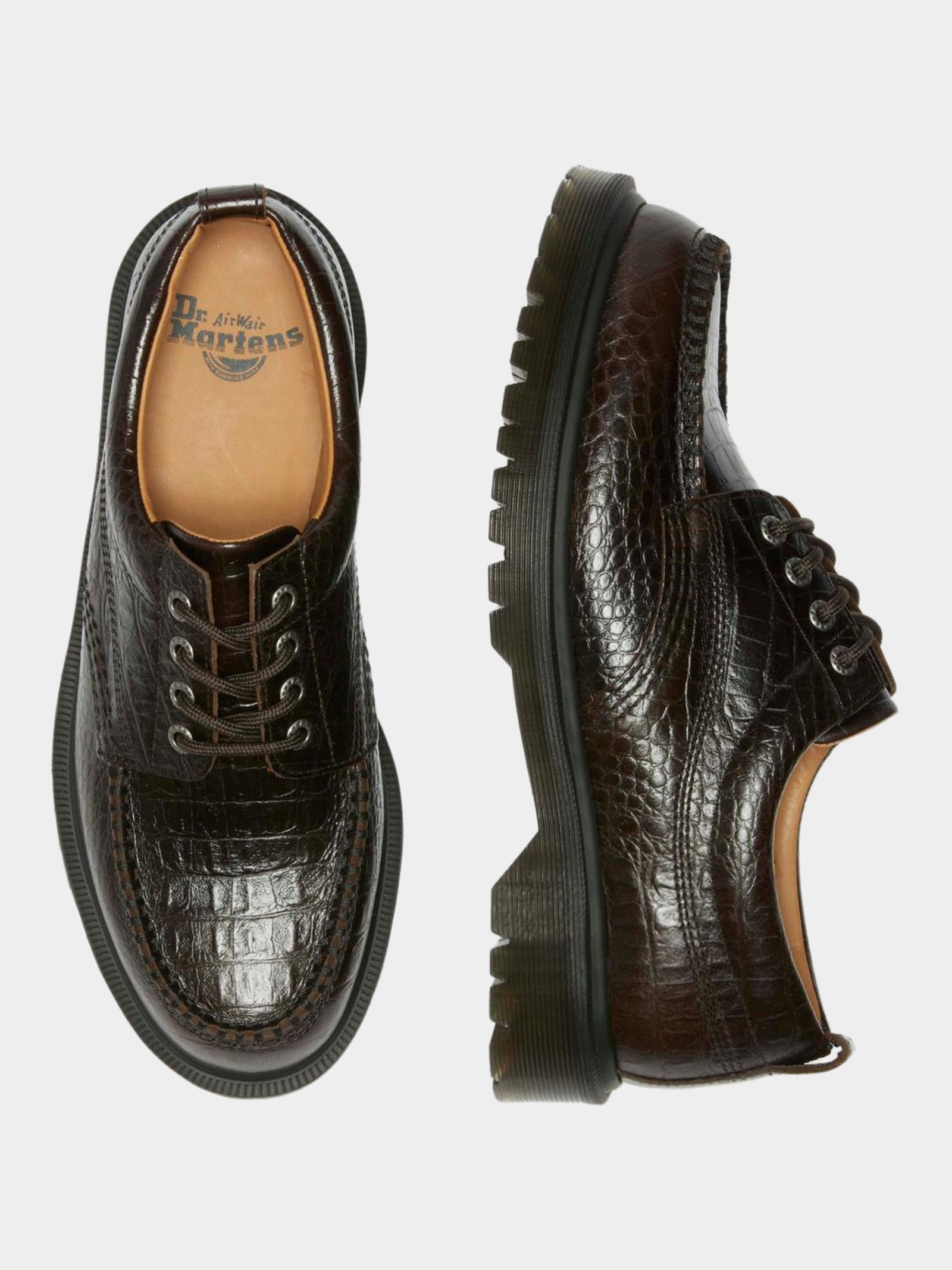 Unisex Lowell Analine Croc Emboss - Main Image