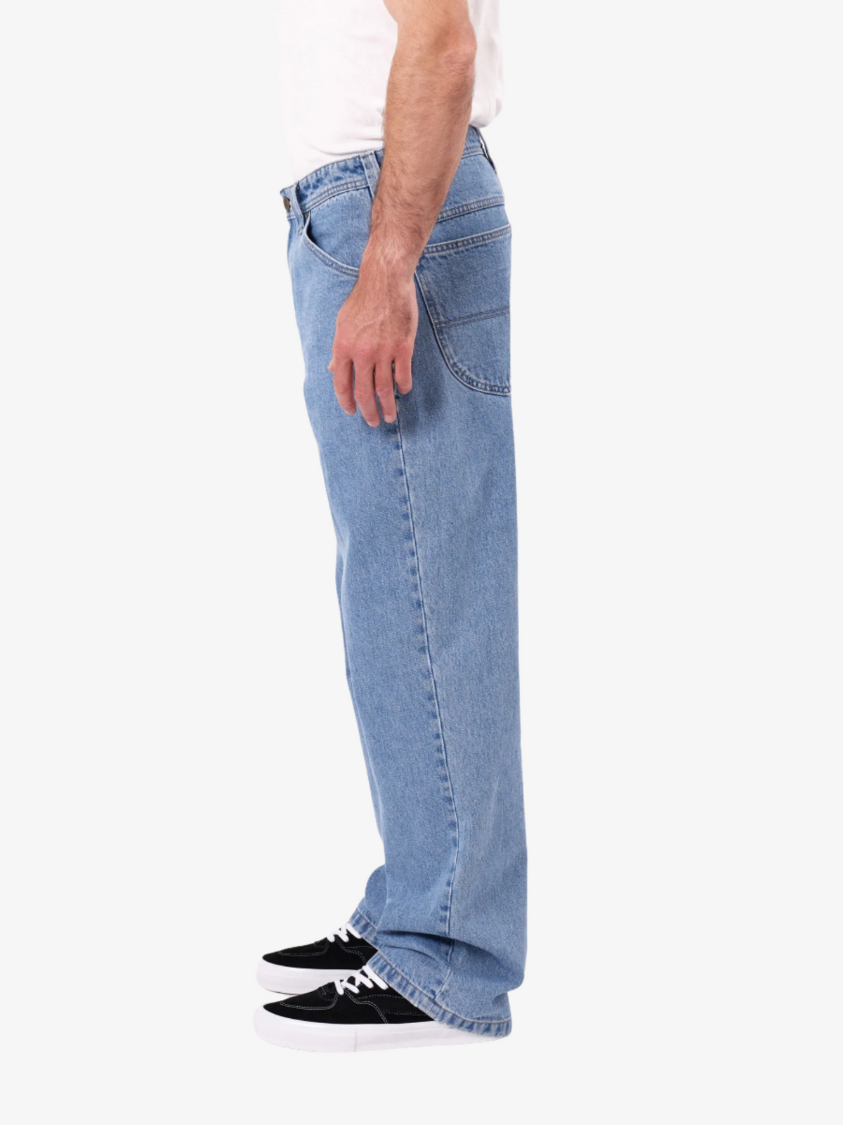 Abrand A5 Baggy Larry Jeans | Light Vintage Indigo