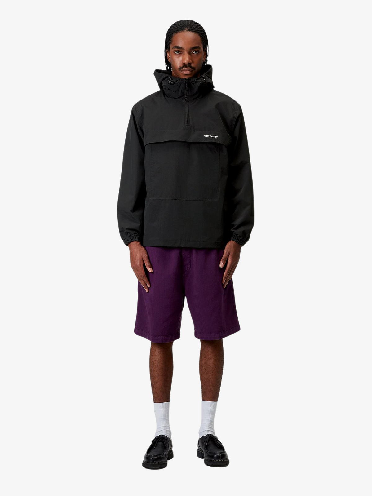 Carhartt Wip Windbreaker Pullover | Black/White