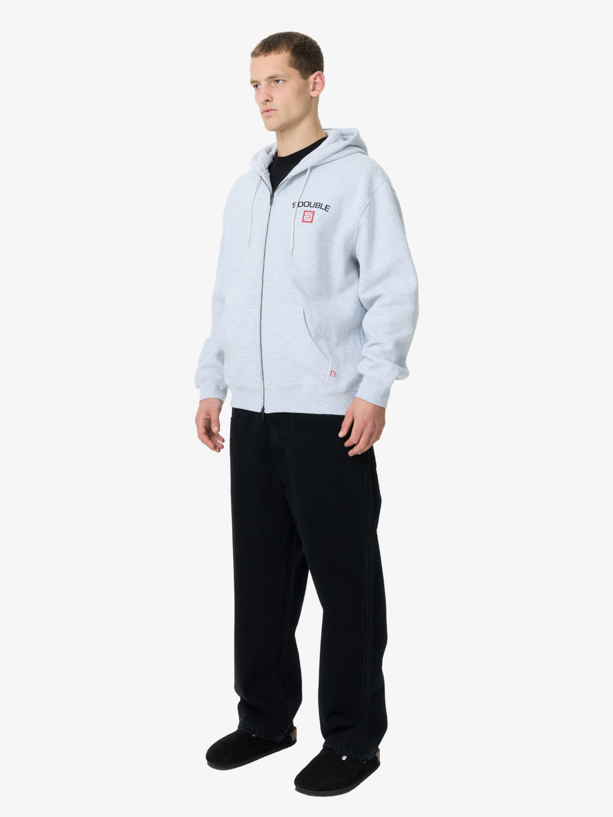 S-Double Cities Zip Thru | Ash Heather