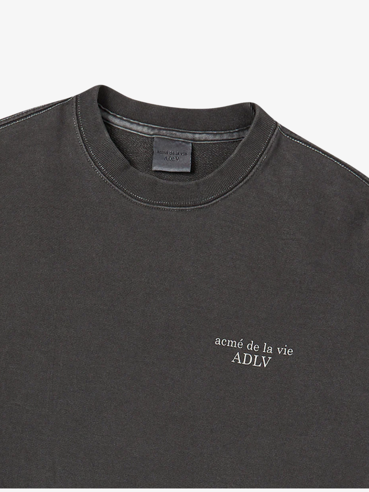 ADLV Pigment Basic Logo Sweat | Charcoal