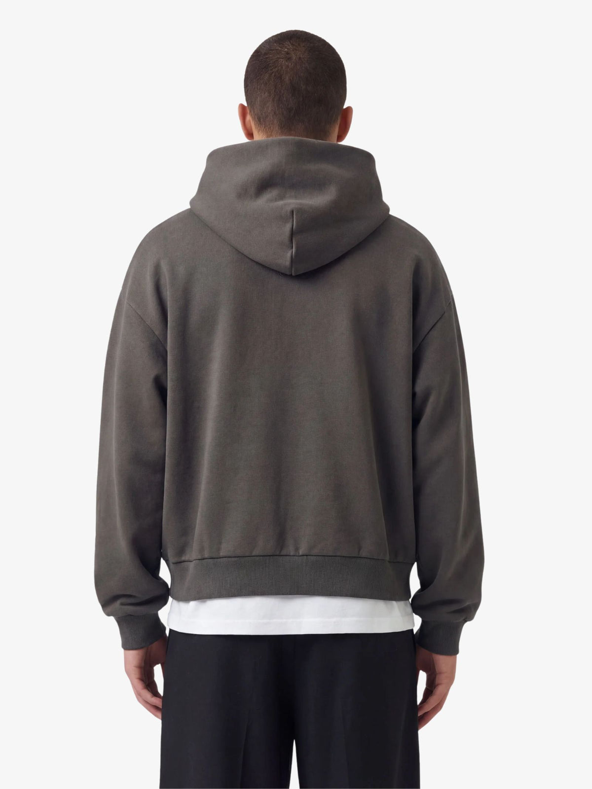 Zanerobe Stallion Box Crop Hood | Charcoal