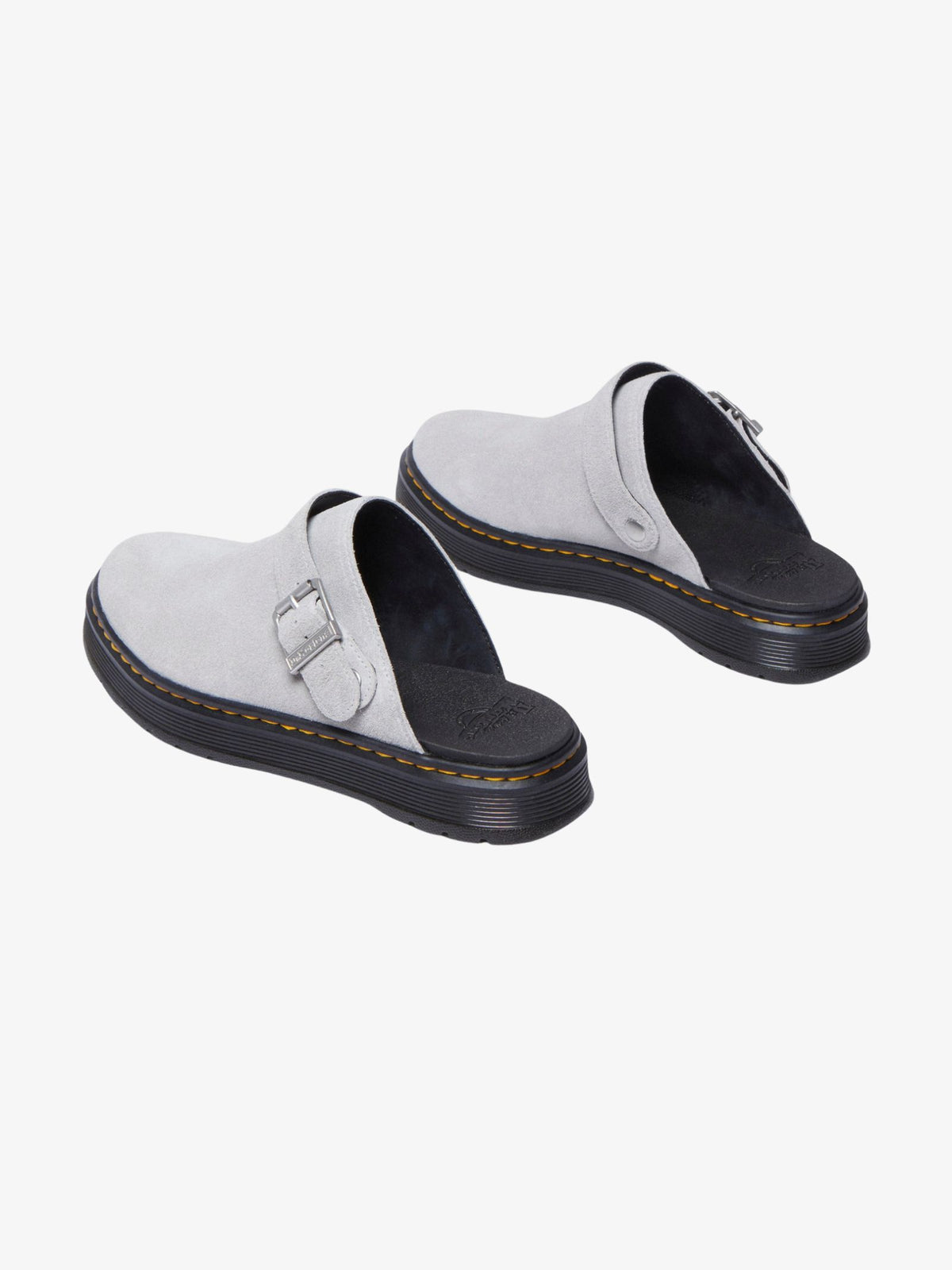 Dr Martens Brookline Mule | Mist Grey Bronx Suede