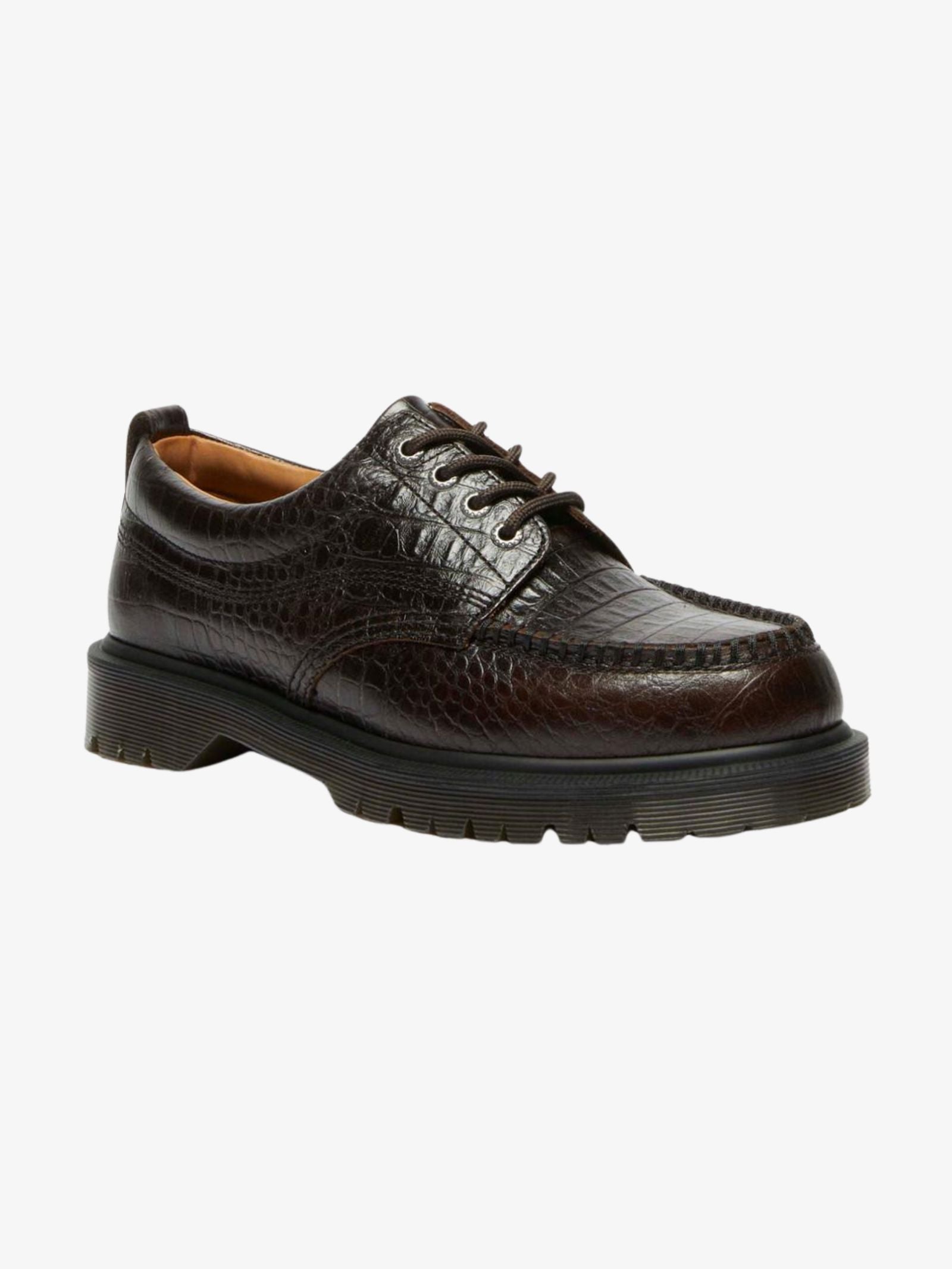Unisex Lowell Analine Croc Emboss