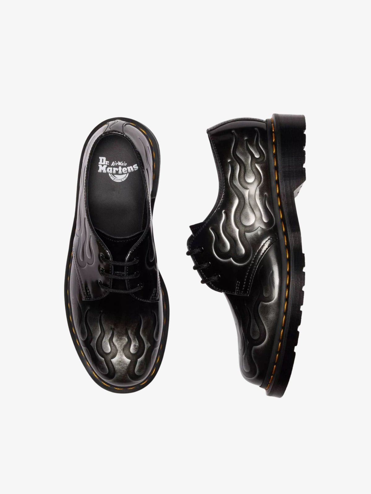 Dr Martens 1461 Inferno Shoes | Silver Arcadia