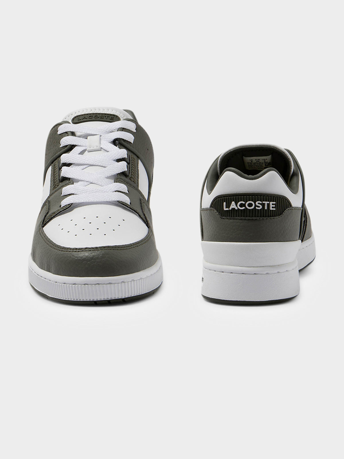 Lacoste Mens Court Cage 223 Sneakers | KHAKI/WHITE