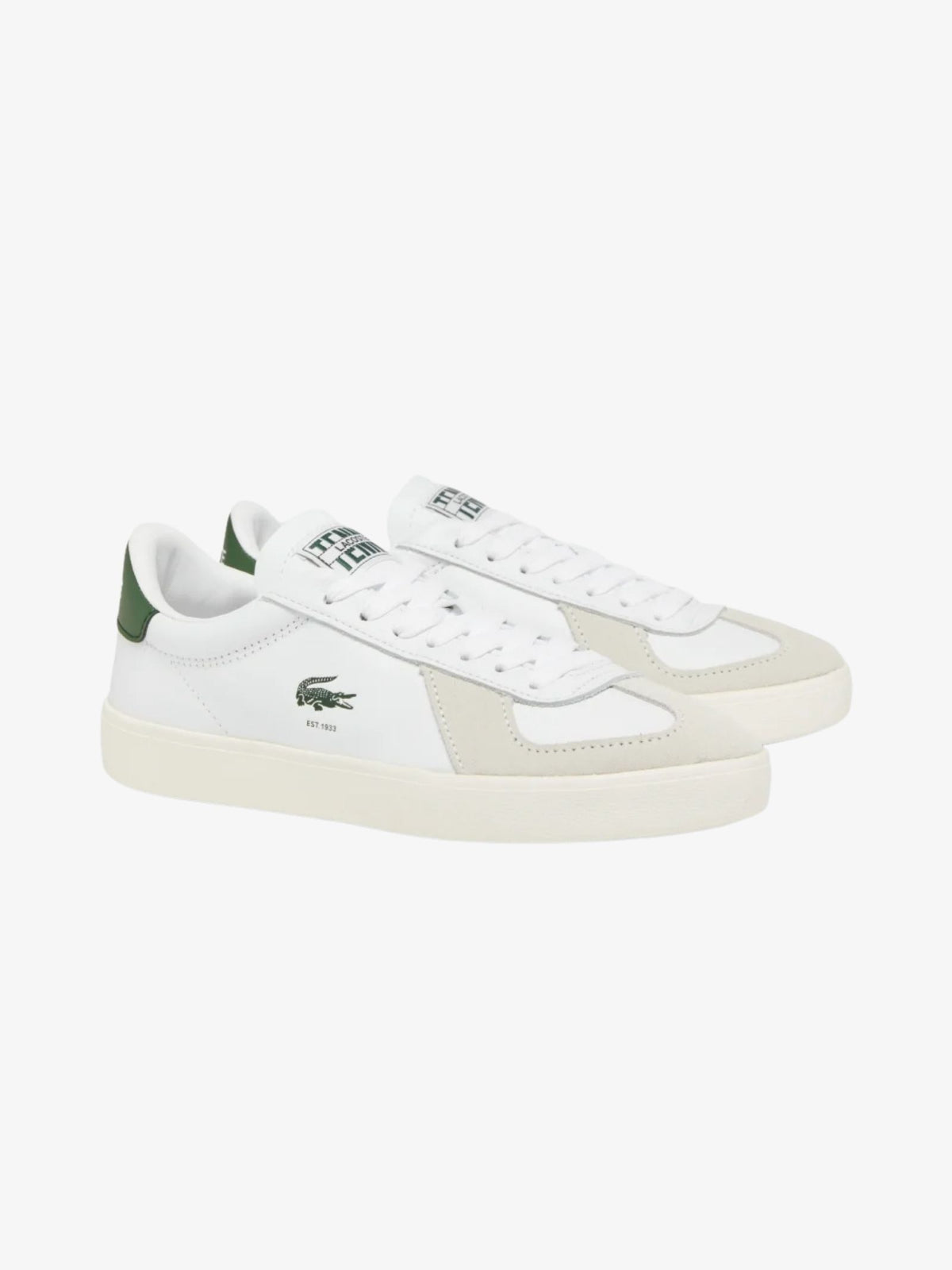 Lacoste Women's Baseshot Pro Leather Sneakers | WHT/OFF WHT