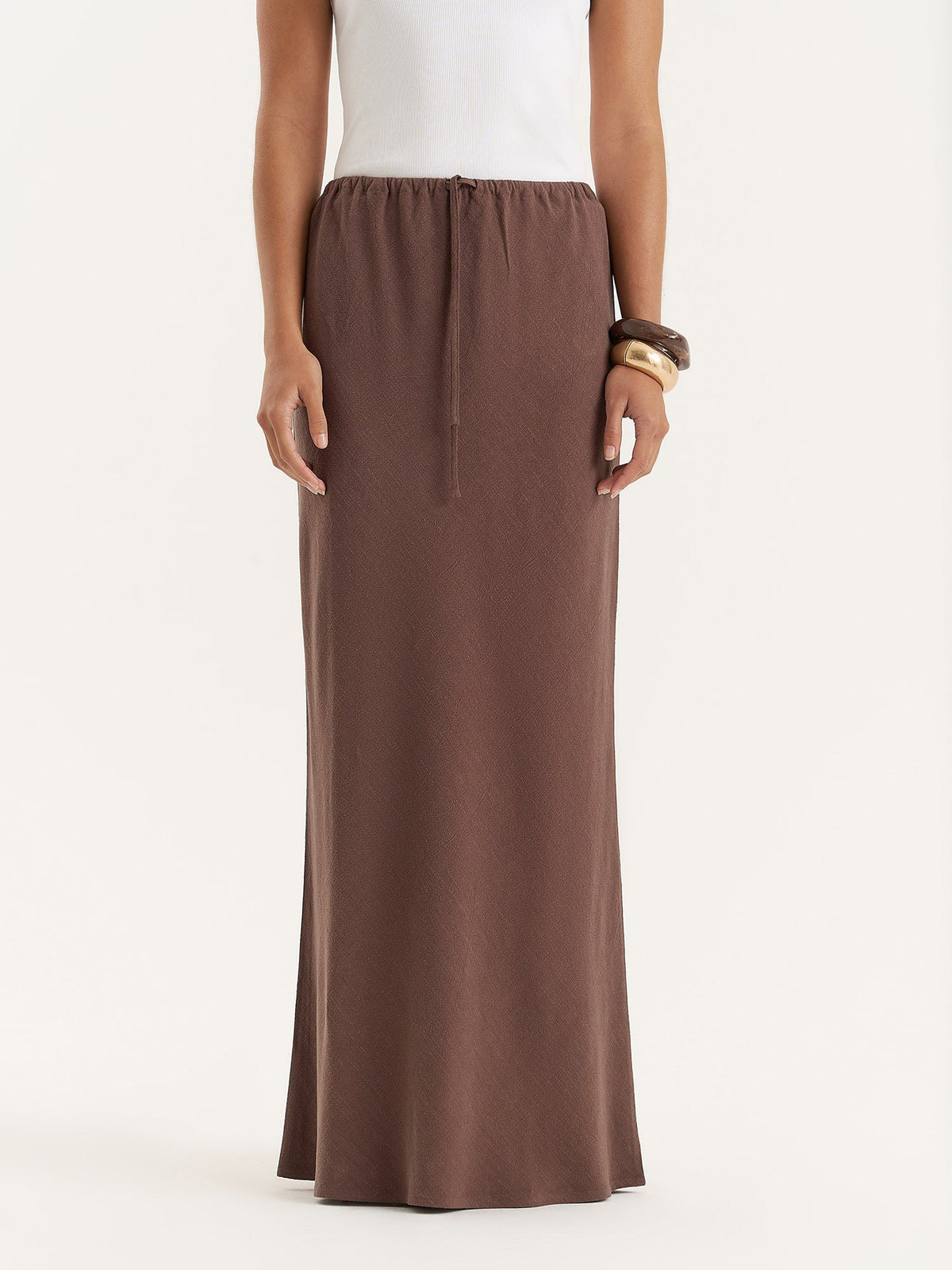 4th & Reckless Athena Skirt | Chocolate