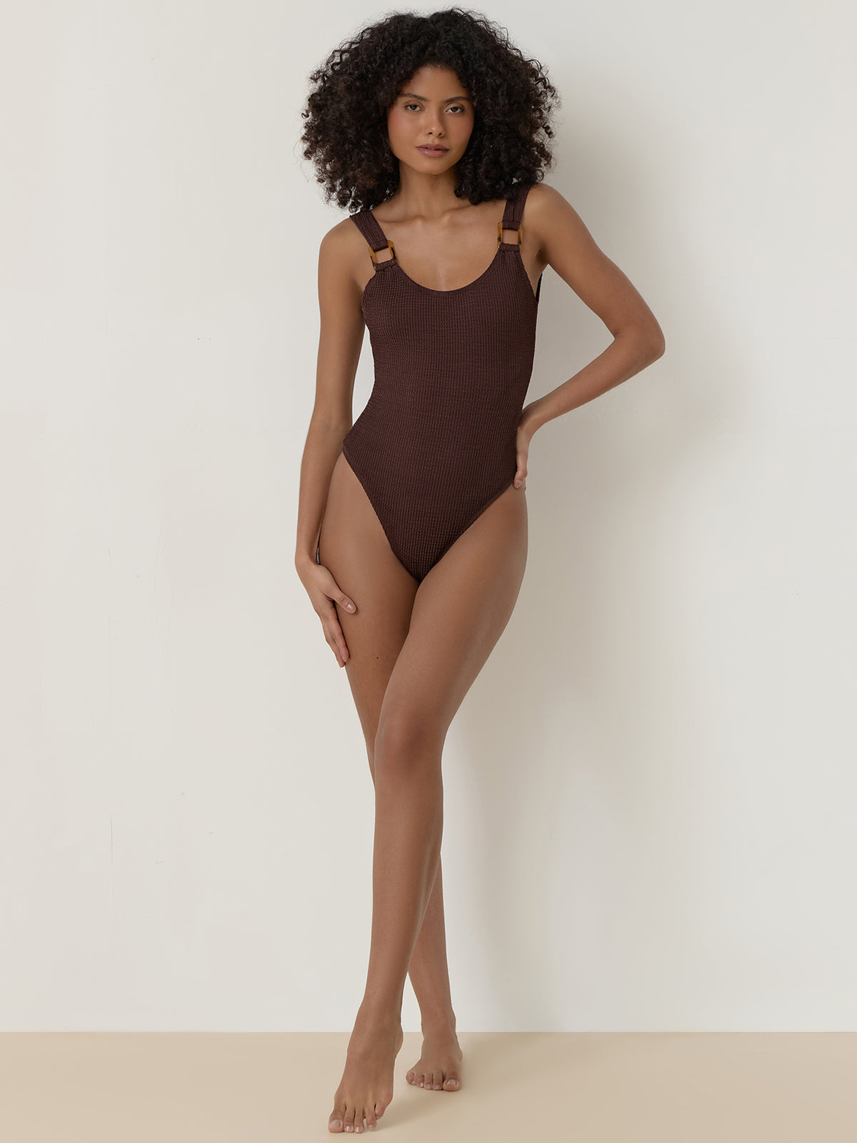 4th & Reckless Cala Swimsuit | Dark Brown