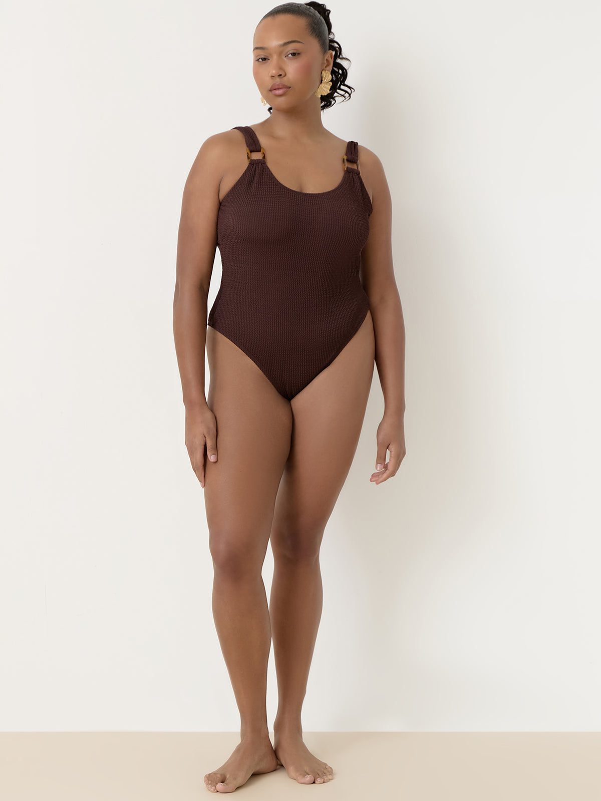 4th & Reckless Cala Swimsuit | Dark Brown