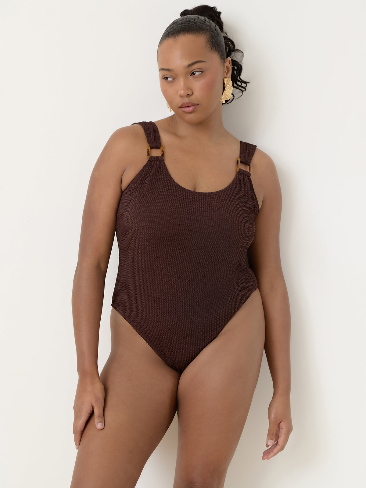 4th & Reckless Cala Swimsuit | Dark Brown