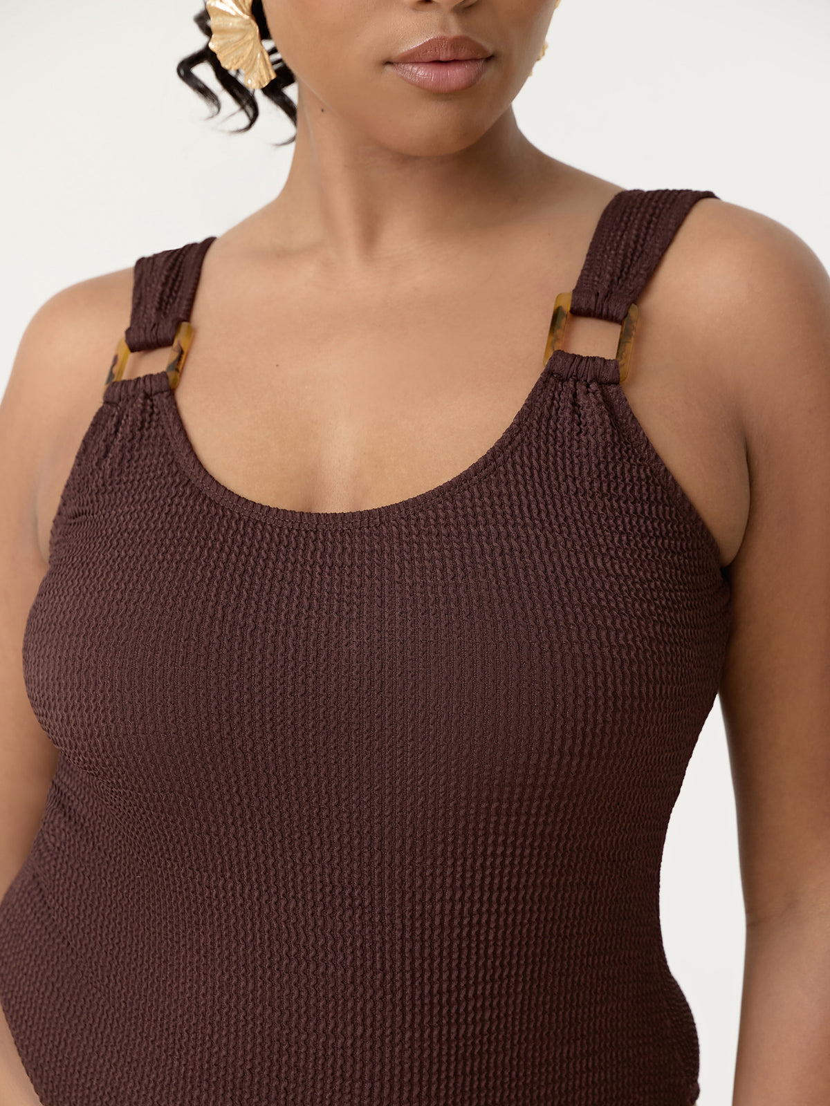4th & Reckless Cala Swimsuit | Dark Brown