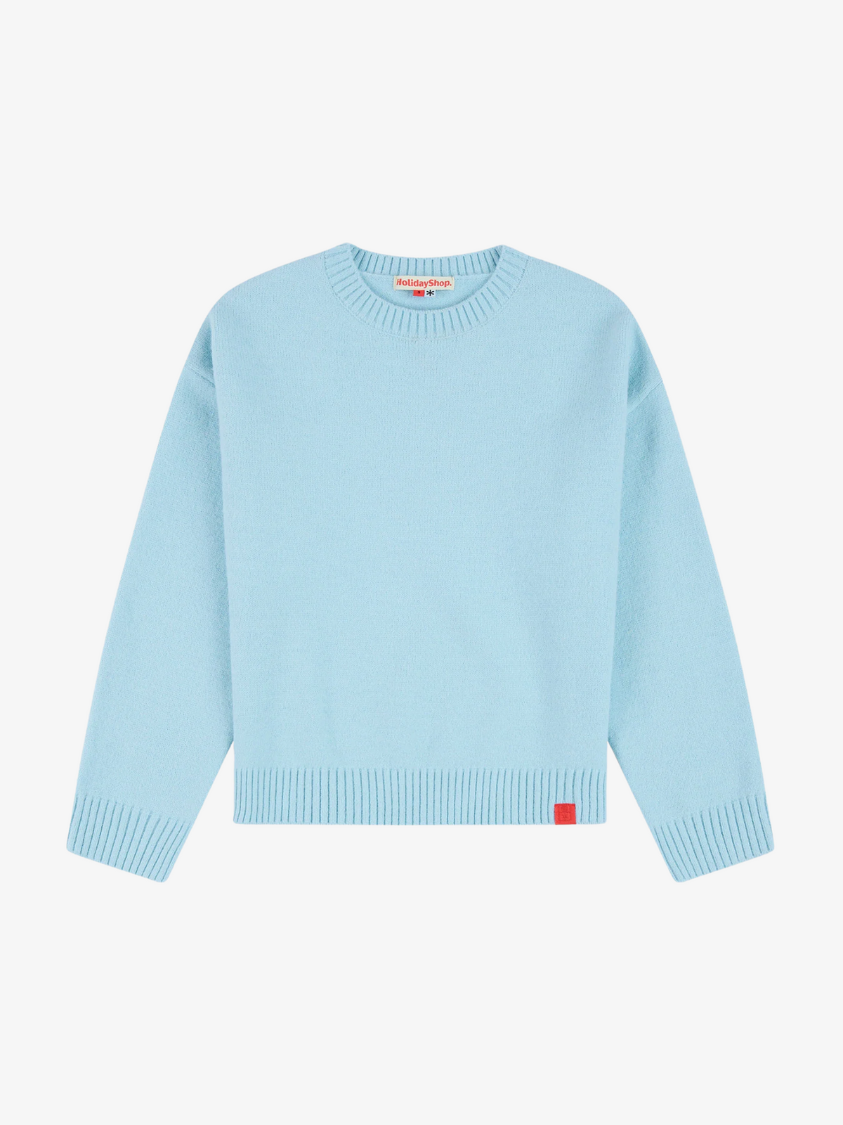 Holiday Shop Crew Neck Knit | Blue