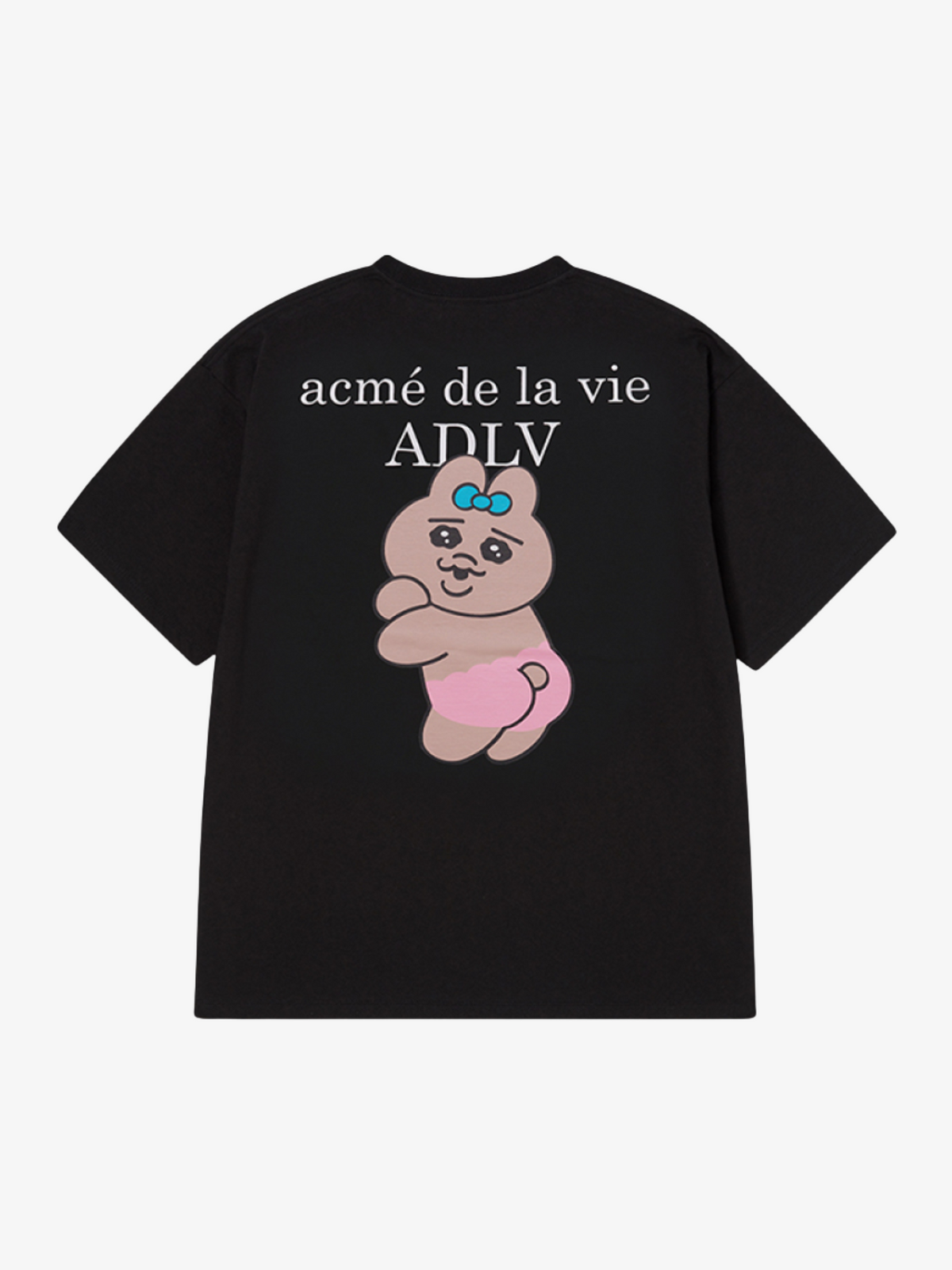 ADLV Tanning Opanchu Basic Logo Short Sleeve T-Shirt | Black