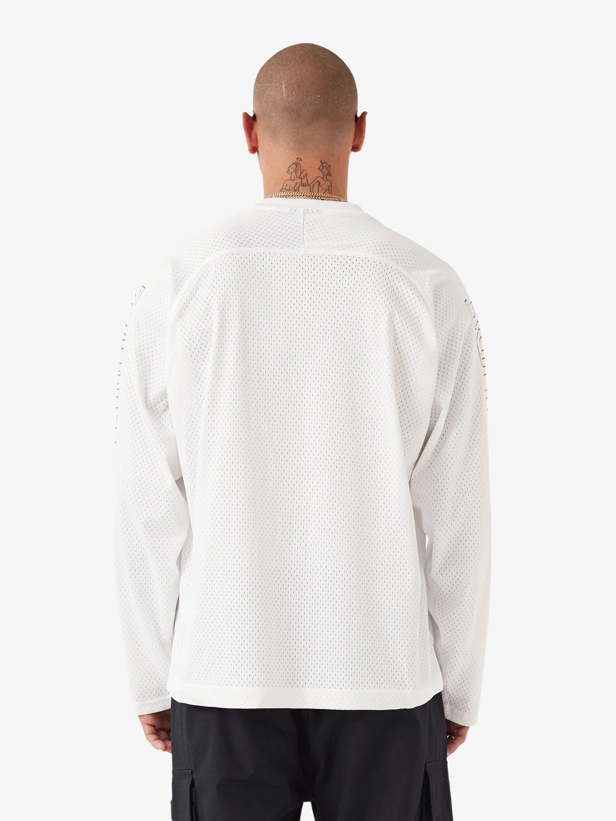 Zanerobe Mesh Hockey Jersey | VINTAGE WHITE