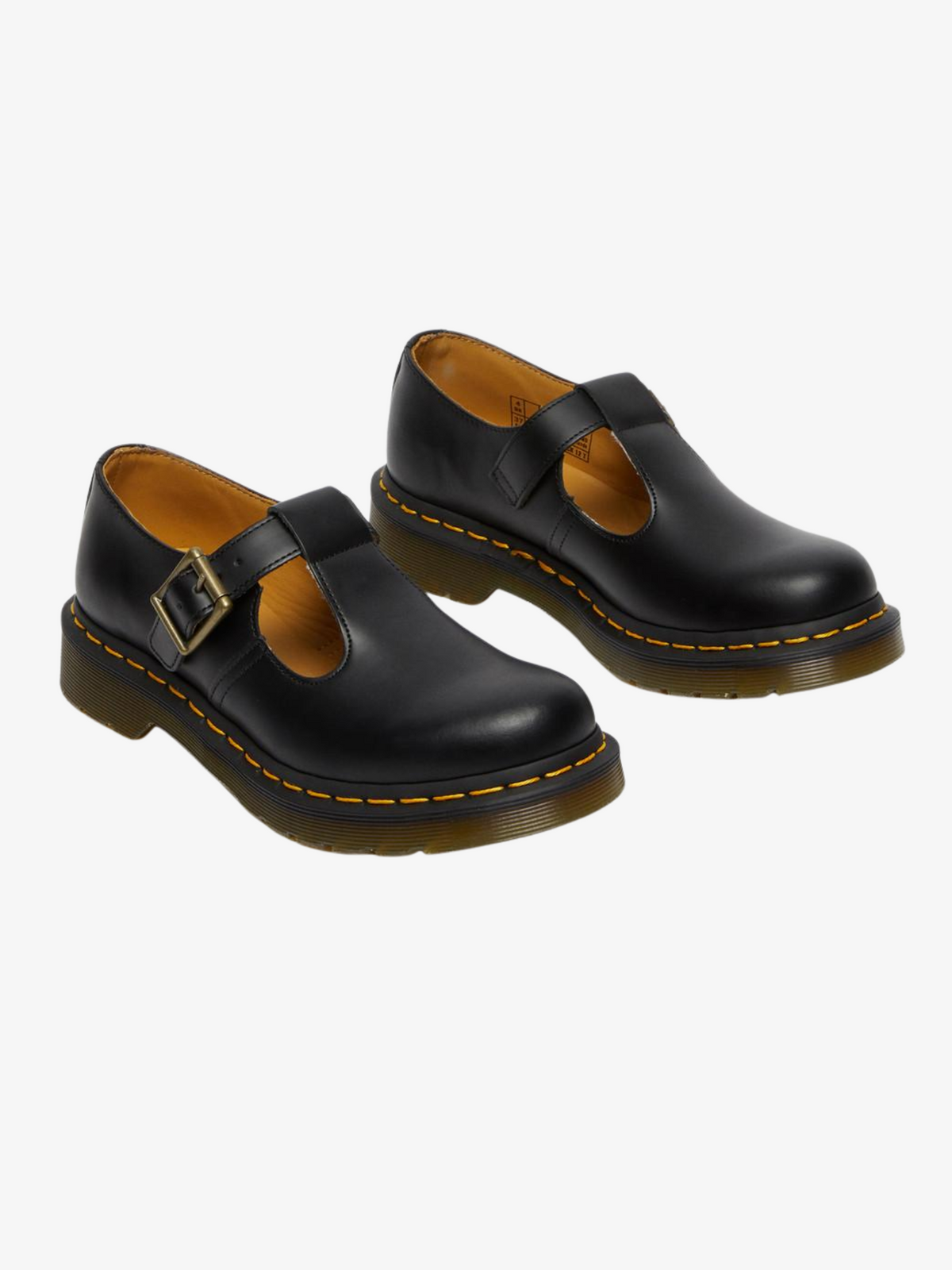 Dr Martens Polley T-Bar Shoe | Black