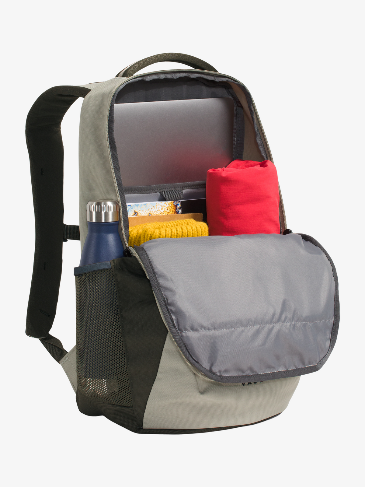 The North Face Vault Backpack | Clay Grey-New Taupe Green