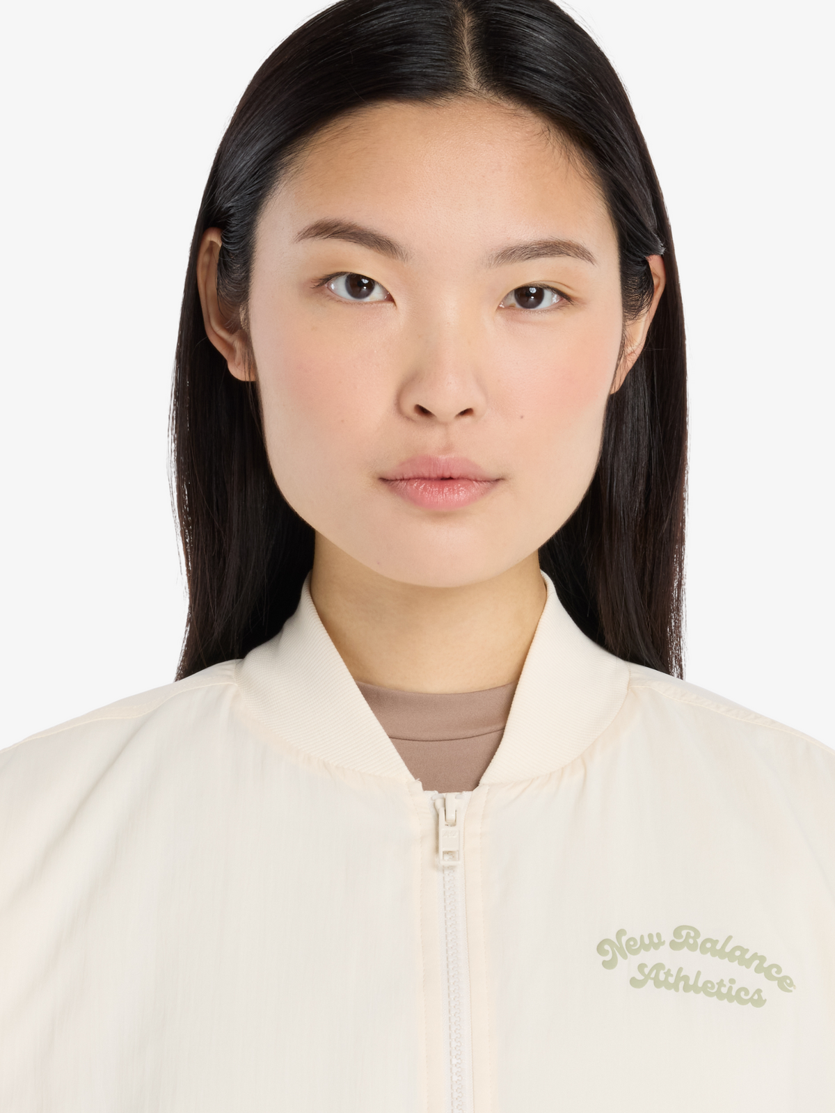 New Balance Linear Heritage Woven Bomber Jacket | Permafrost