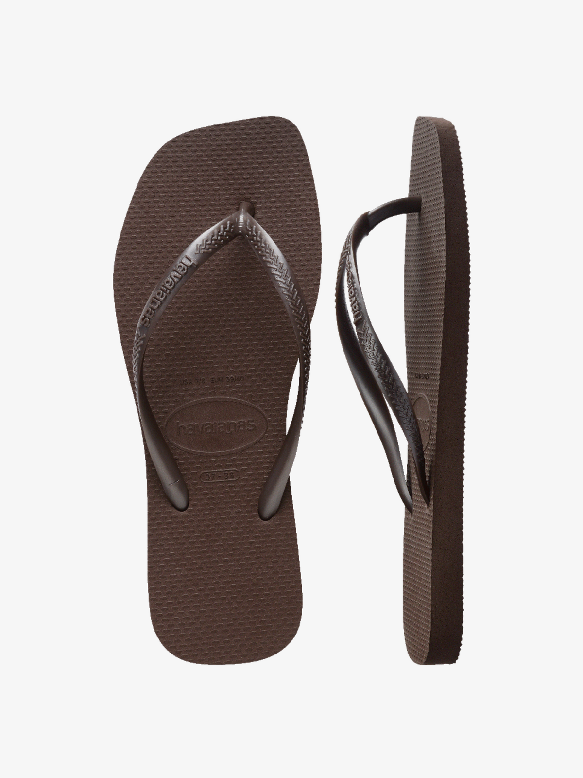 Havaianas Slim Square Pop Up | Dark Brown