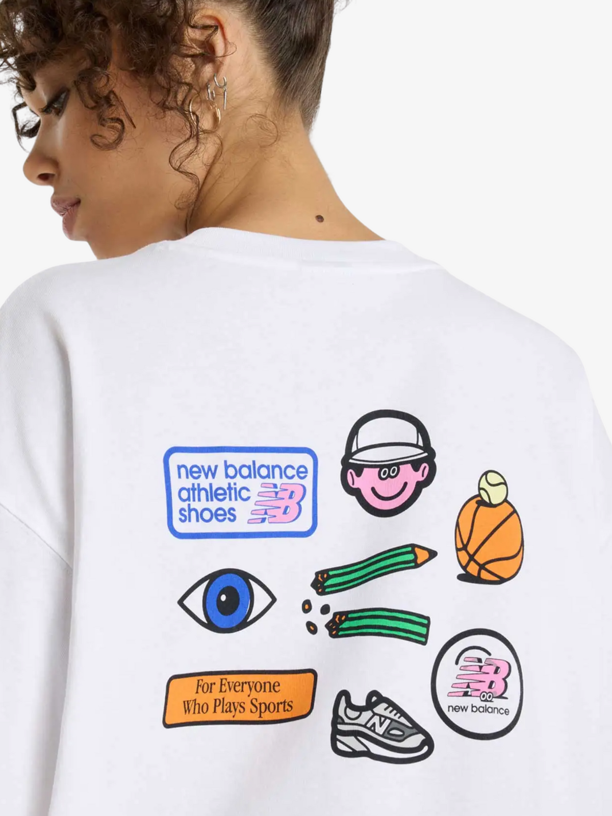 New Balance X Face Oka Multi T-Shirt | White