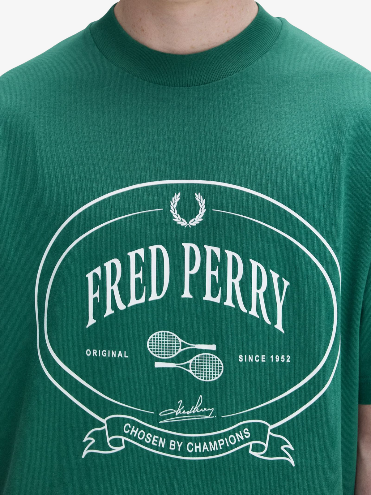 Fred Perry Chosen By Champions T-Shirt | Sport Green