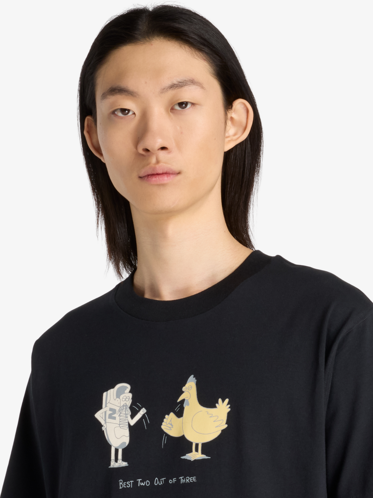 New Balance Chicken Or Newbie T-Shirt | Black