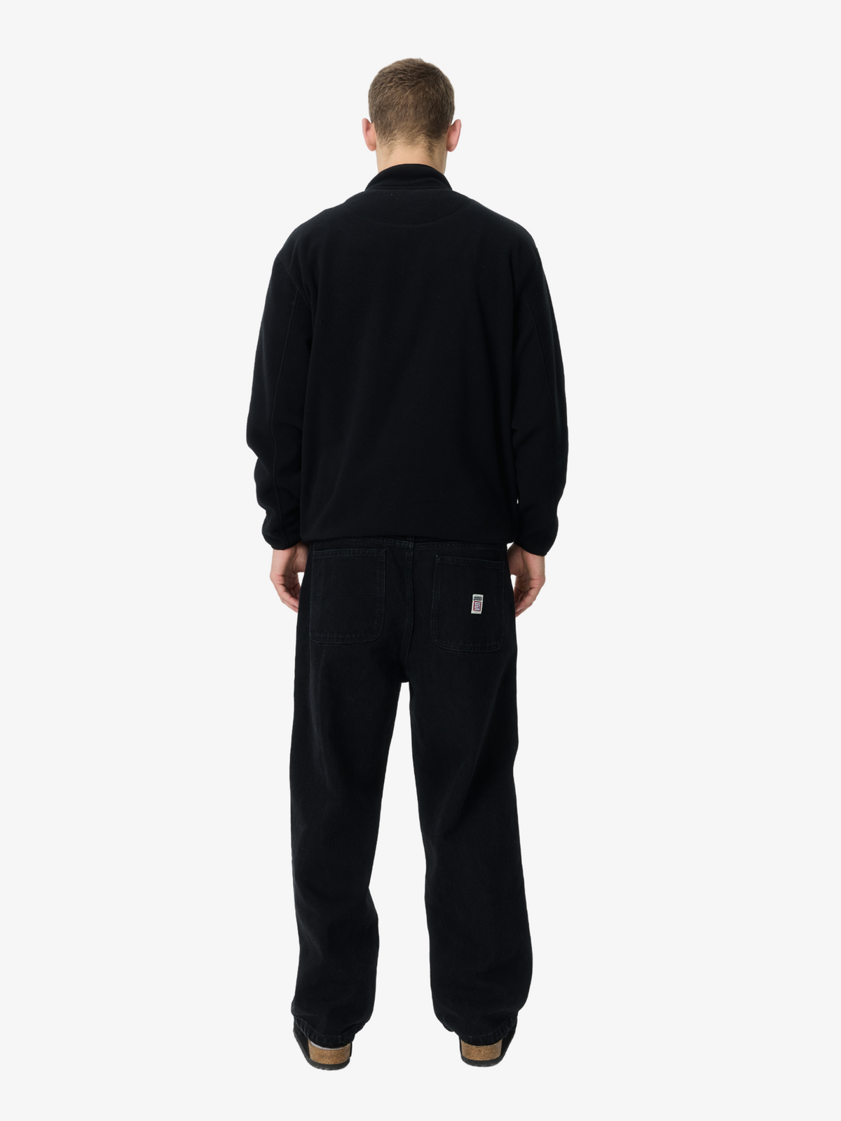 S-Double Polar Fleece Jacket | Black