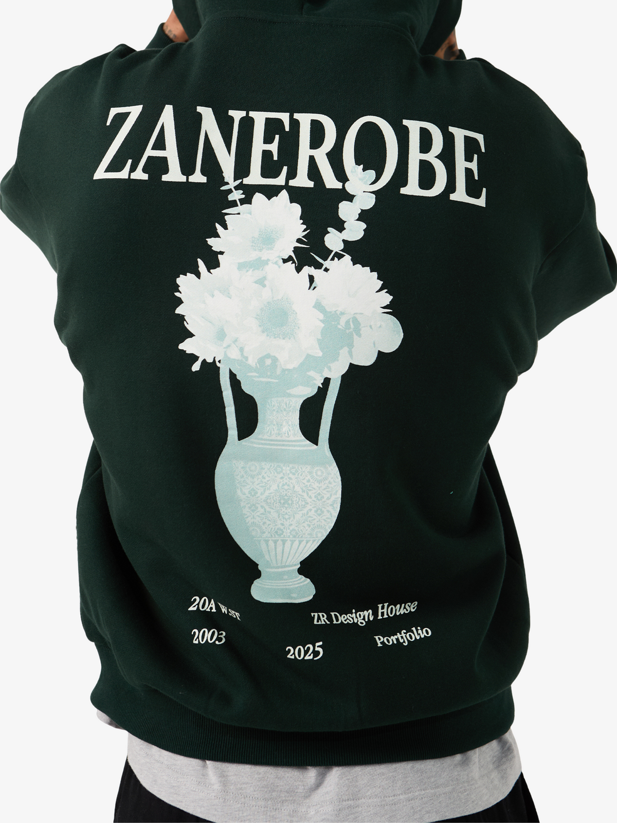 Zanerobe Ceramic Box Zip Hood | Forest