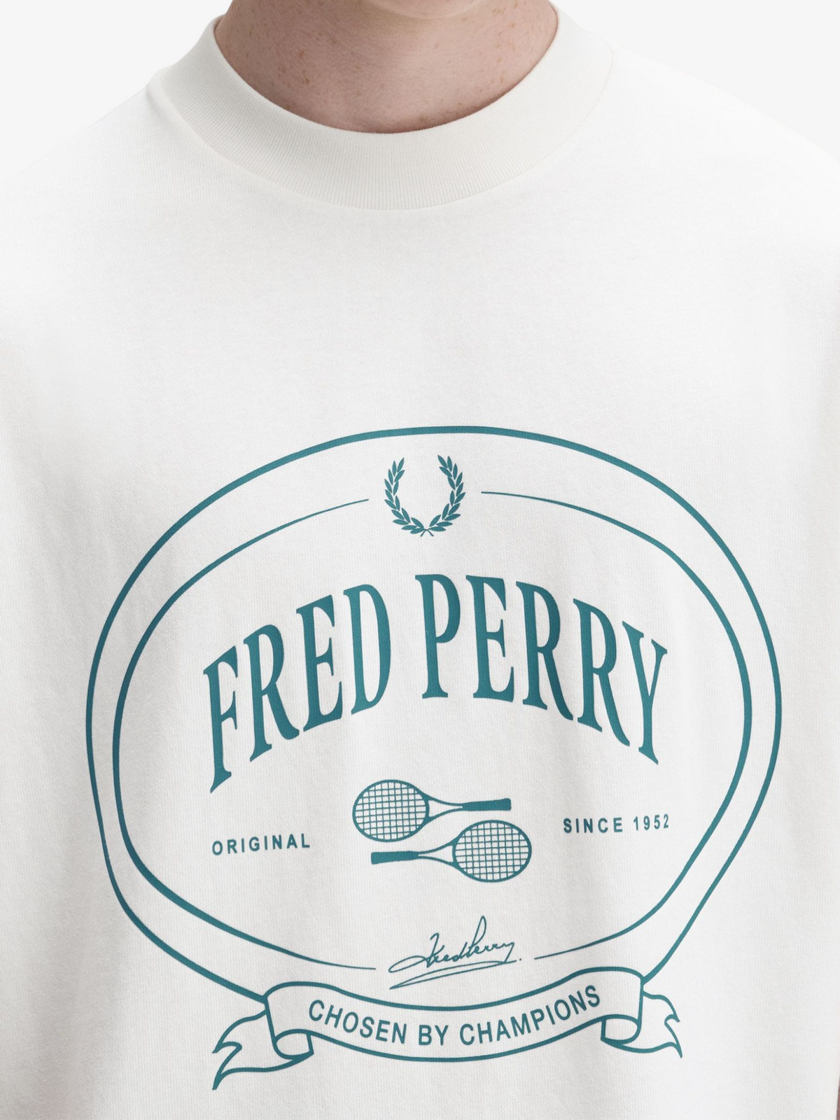 Fred Perry Chosen By Champions T-Shirt | Snow White