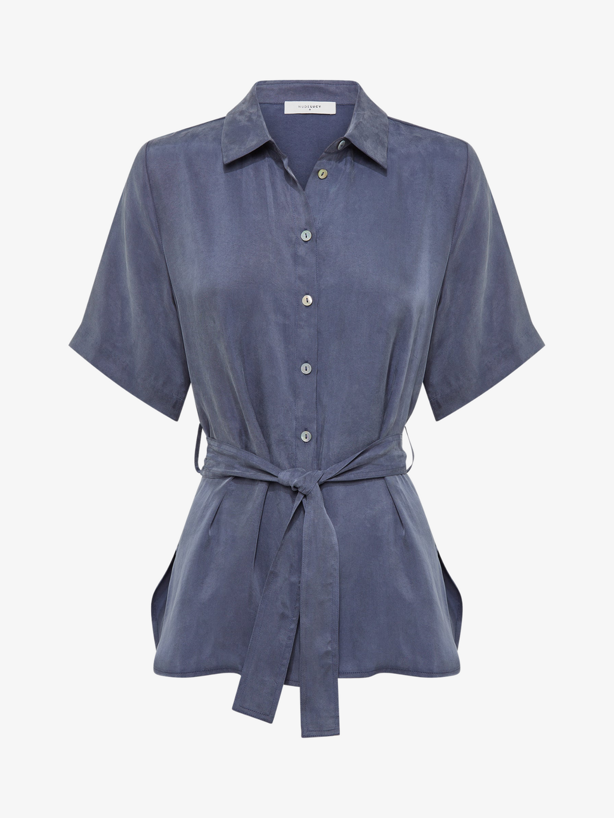 Nude Lucy Devin Tencel Shirt | Indigo