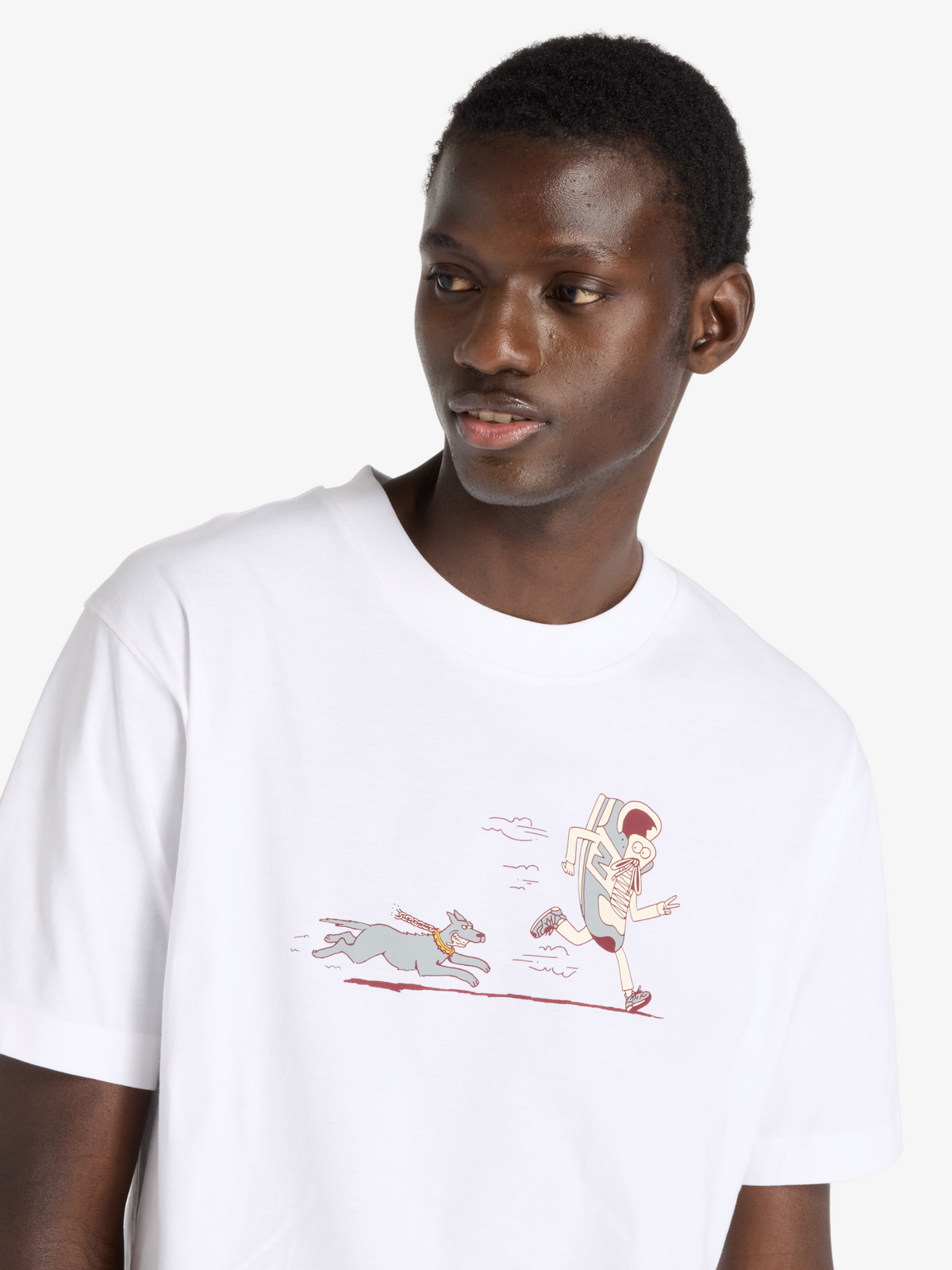 New Balance Newbie Chase T-Shirt | White