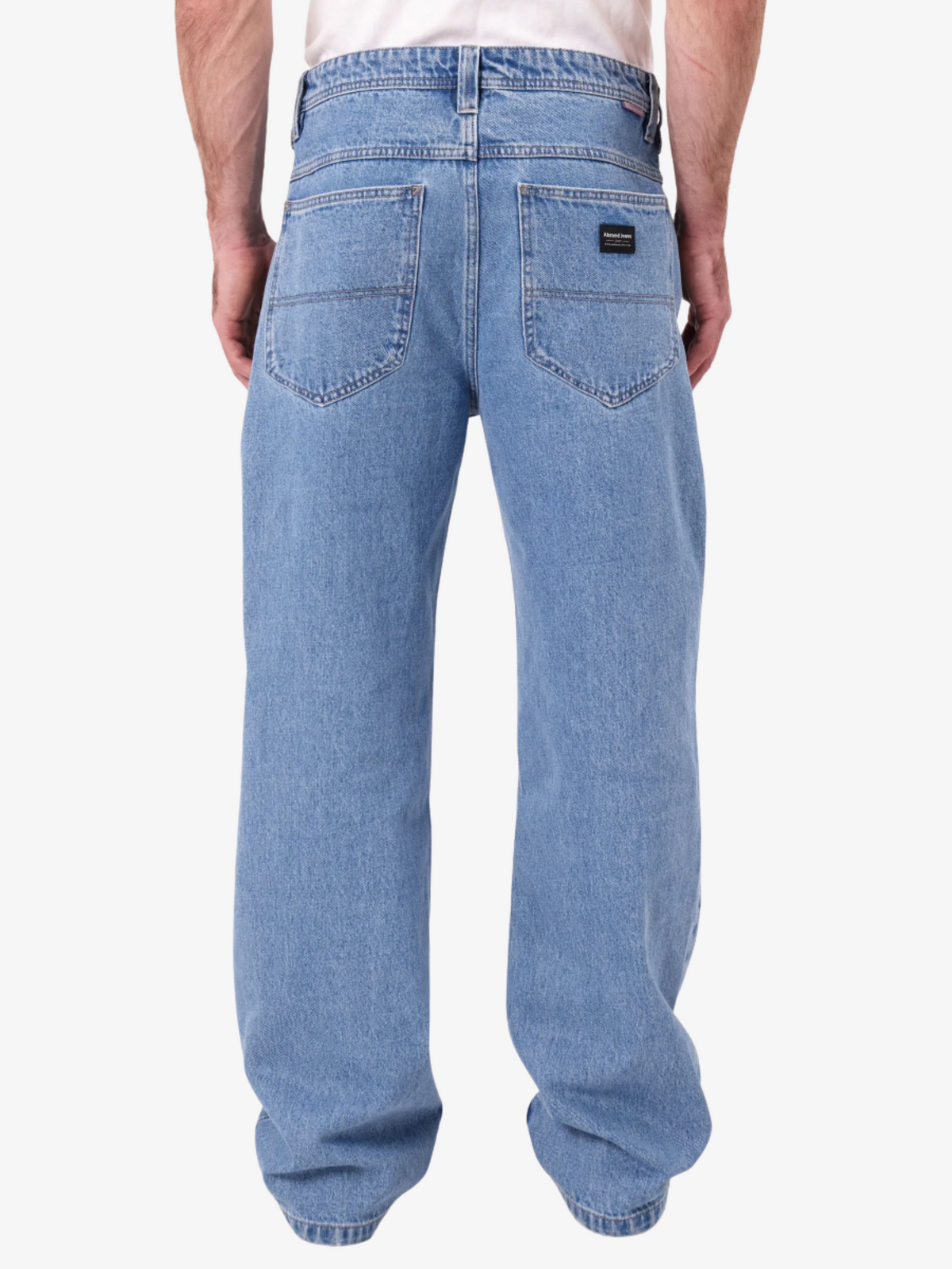 Abrand A5 Baggy Larry Jeans | Light Vintage Indigo