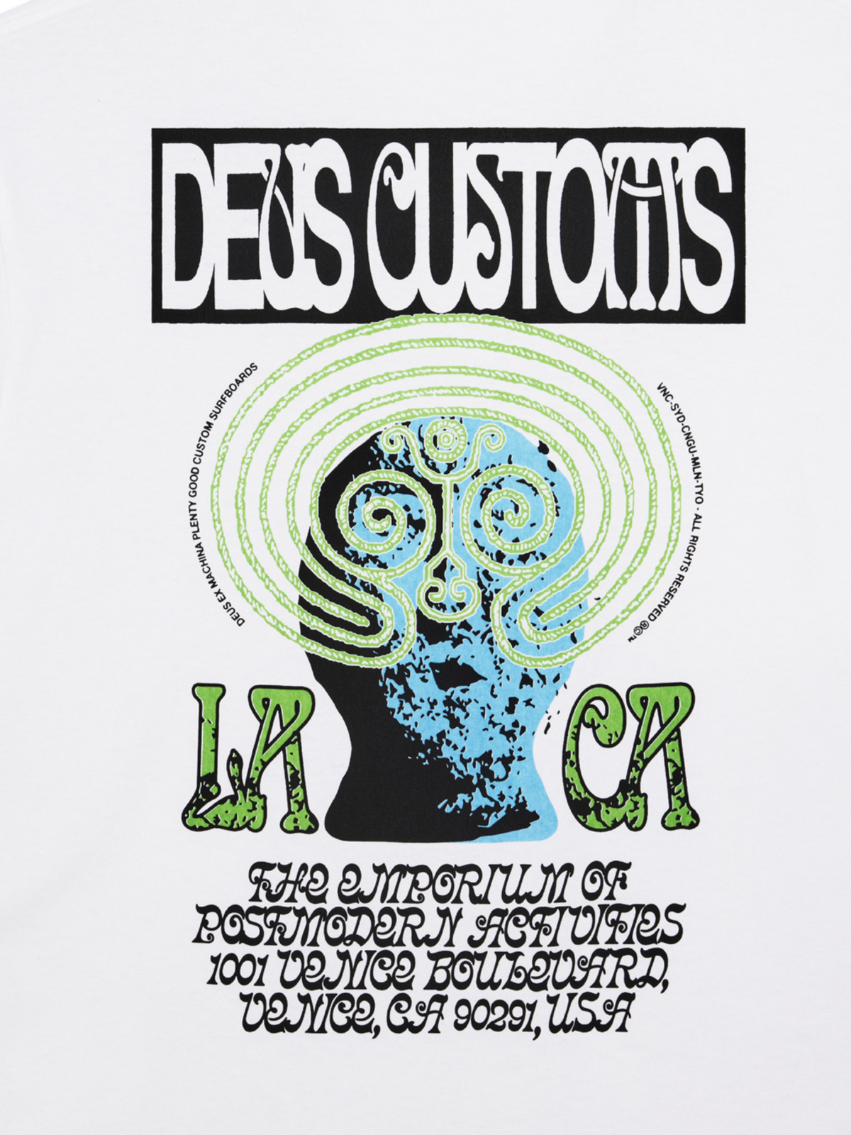 Deus Labryinth Tee | VINTAGE WHITE