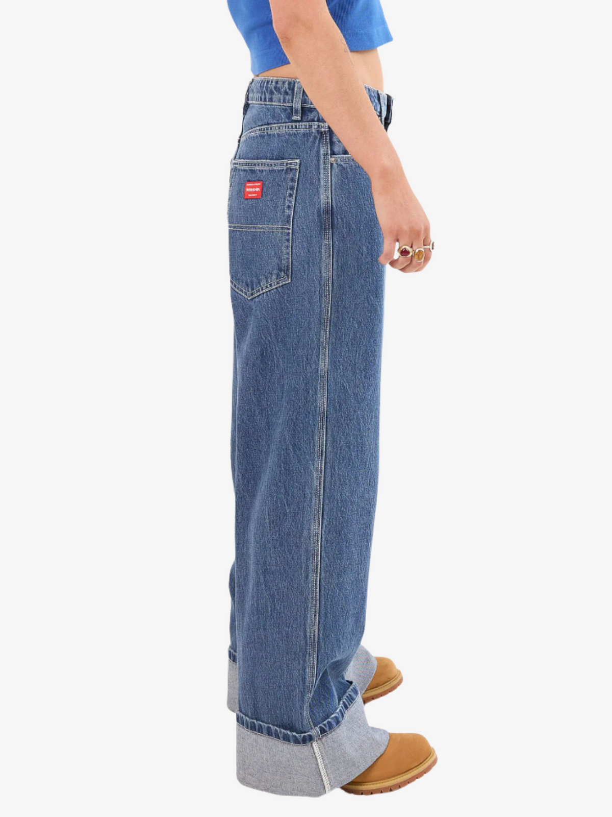 Worship Mammoth Turn Up Jean | STEADY MID BLUE